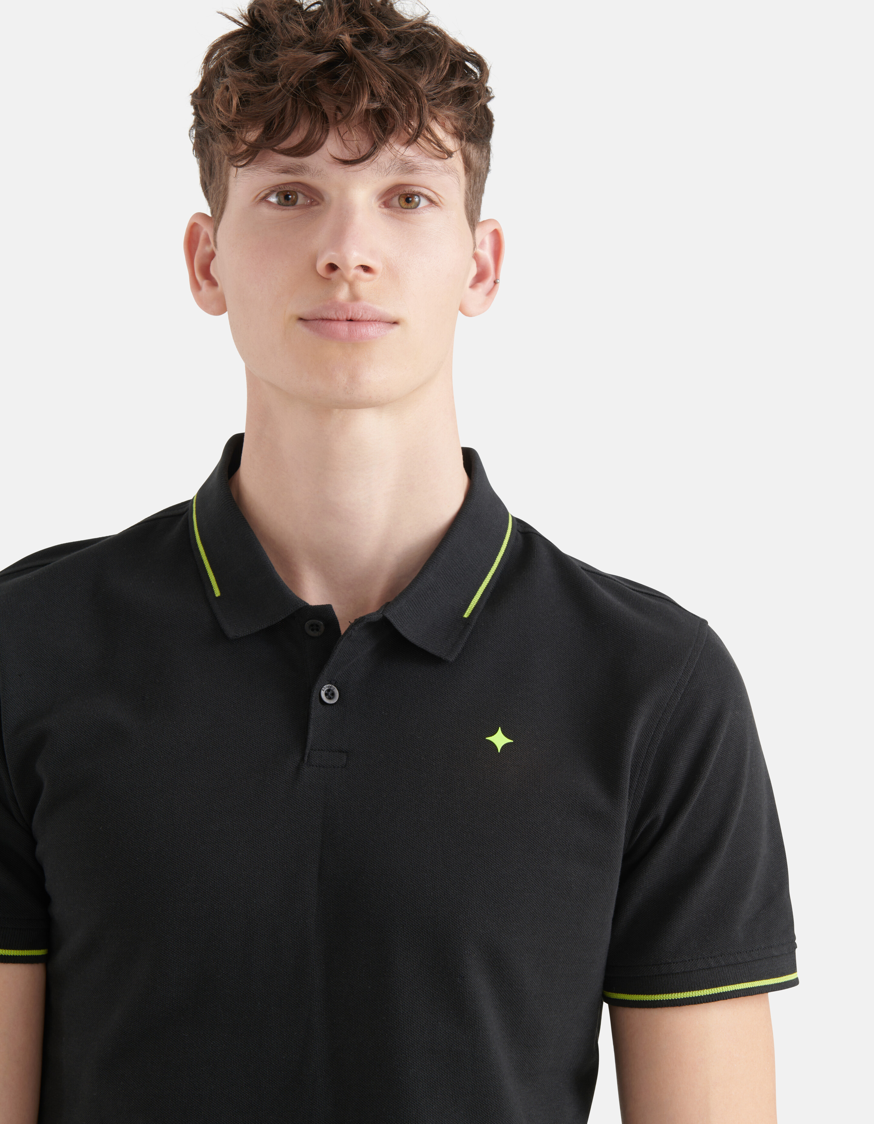 Basic Polo Schwarz SHOEBY MEN