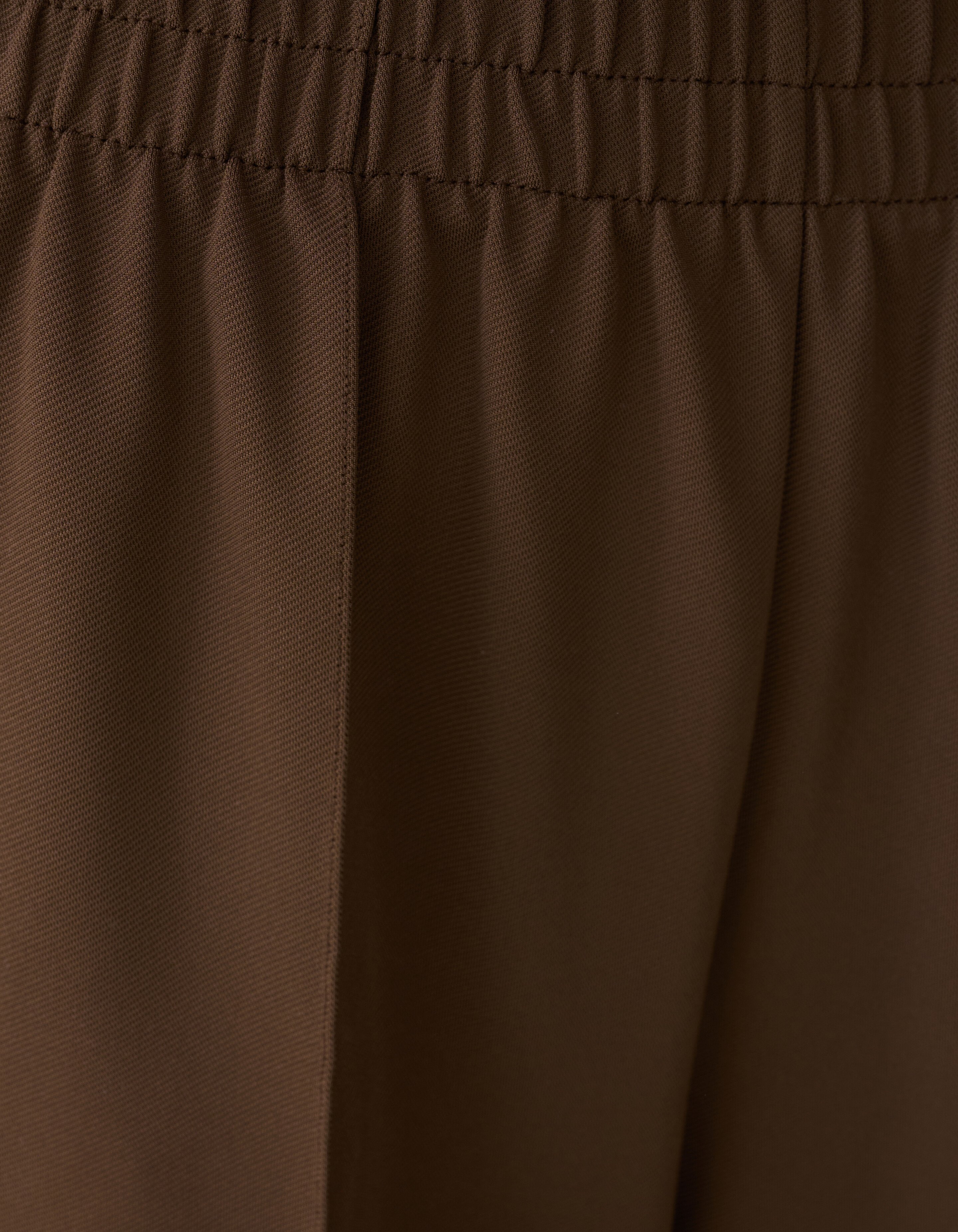 Braune Basic-Hose mit weitem Bein SHOEBY WOMEN