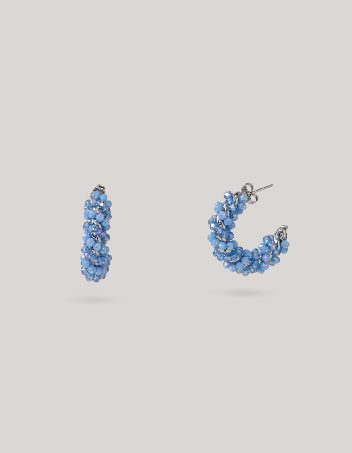 Perlenohrringe Blau SHOEBY ACCESSOIRES