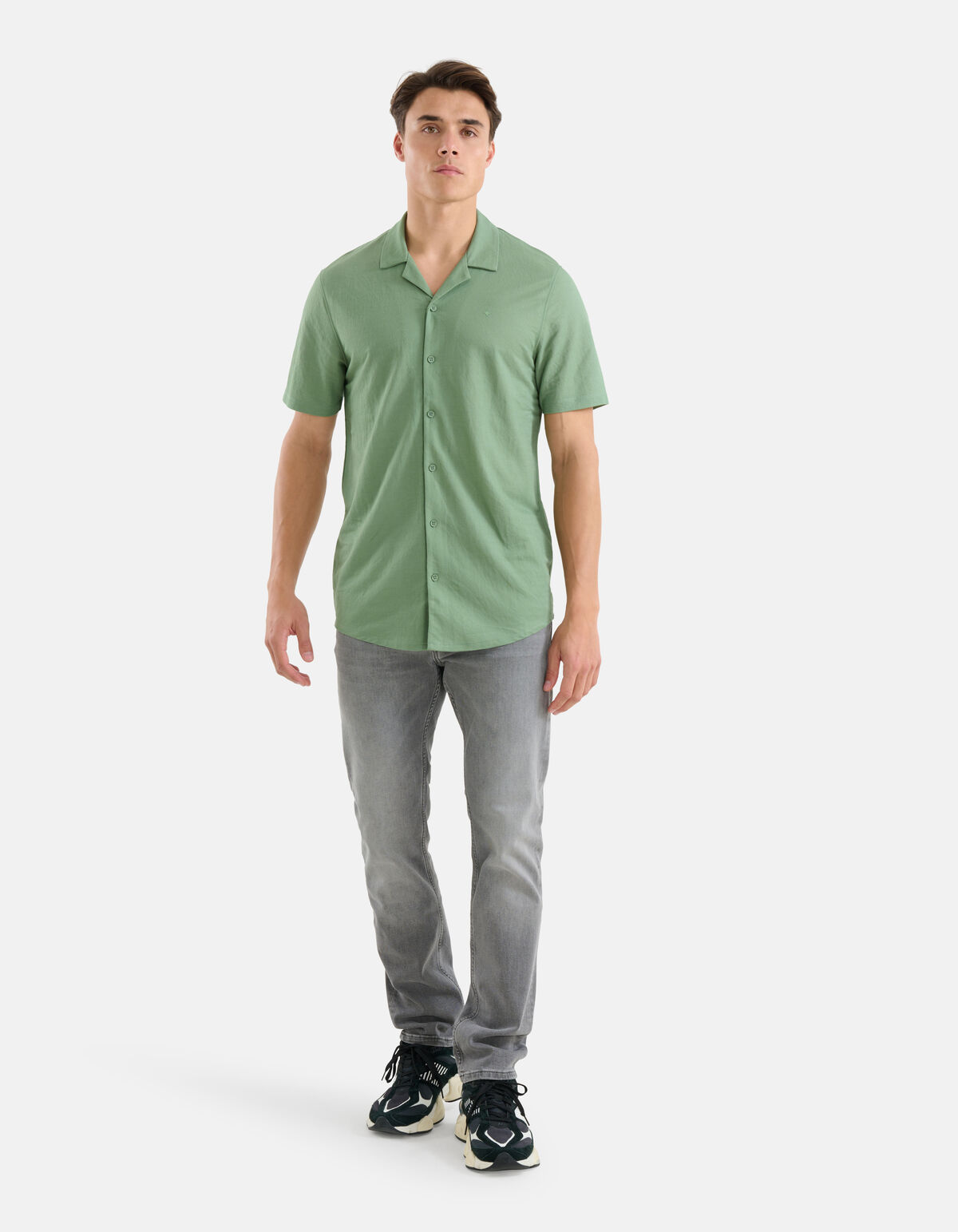 Pique Shirt Groen SHOEBY MEN