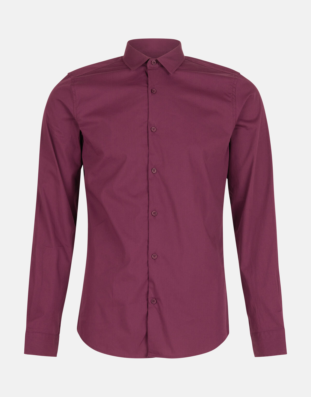 Diagonalhemd Dunkelrot SHOEBY MEN