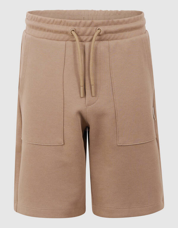 Piqu&eacute;-Shorts Taupe SHOEBY BOYS