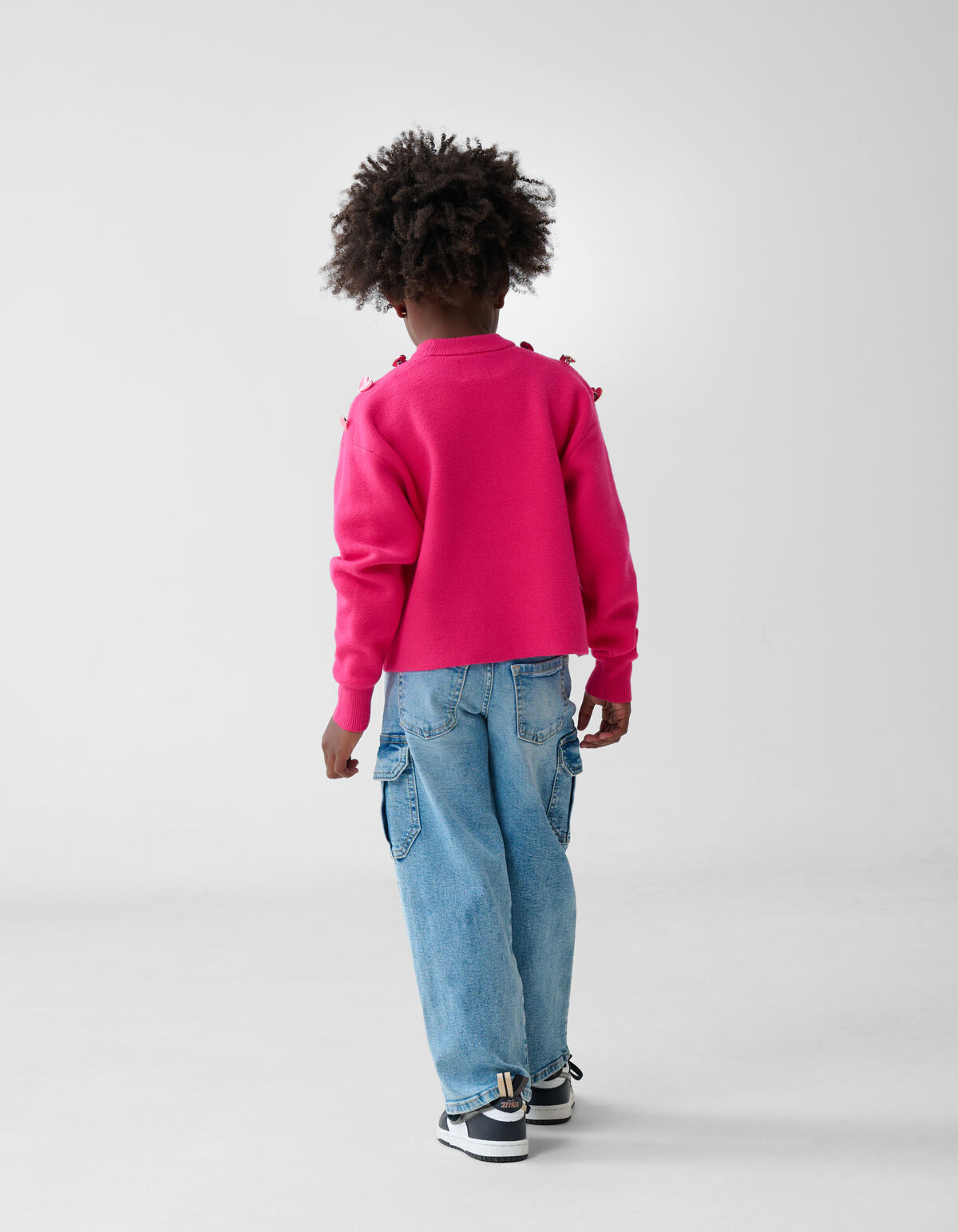 Knopf-Pullover Rosa SHOEBY GIRLS