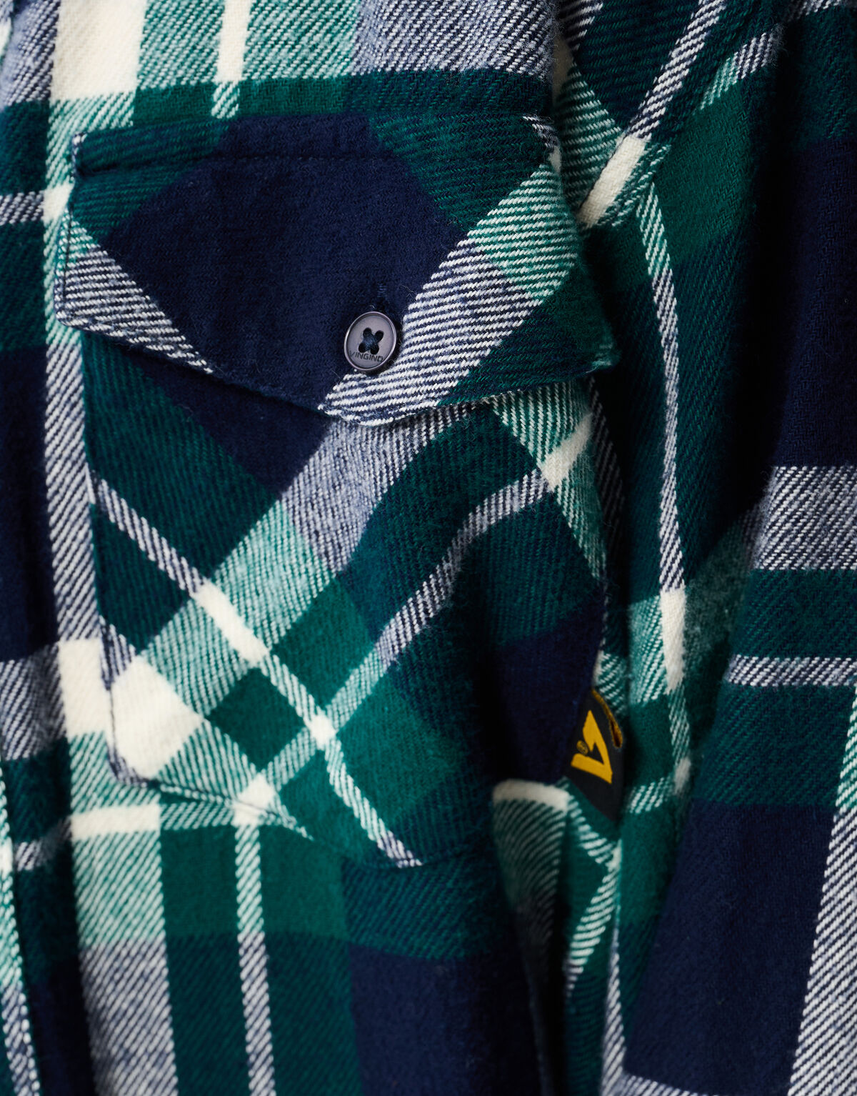 Gekaroiertes Overshirt Dunkelblau von Vingino SHOEBY BOYS