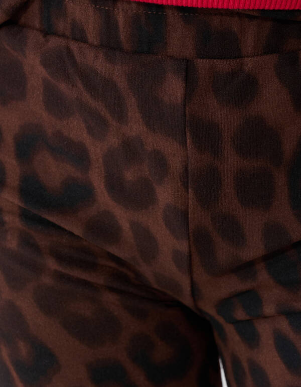 Leggings mit Leopardenmuster Braun SHOEBY GIRLS