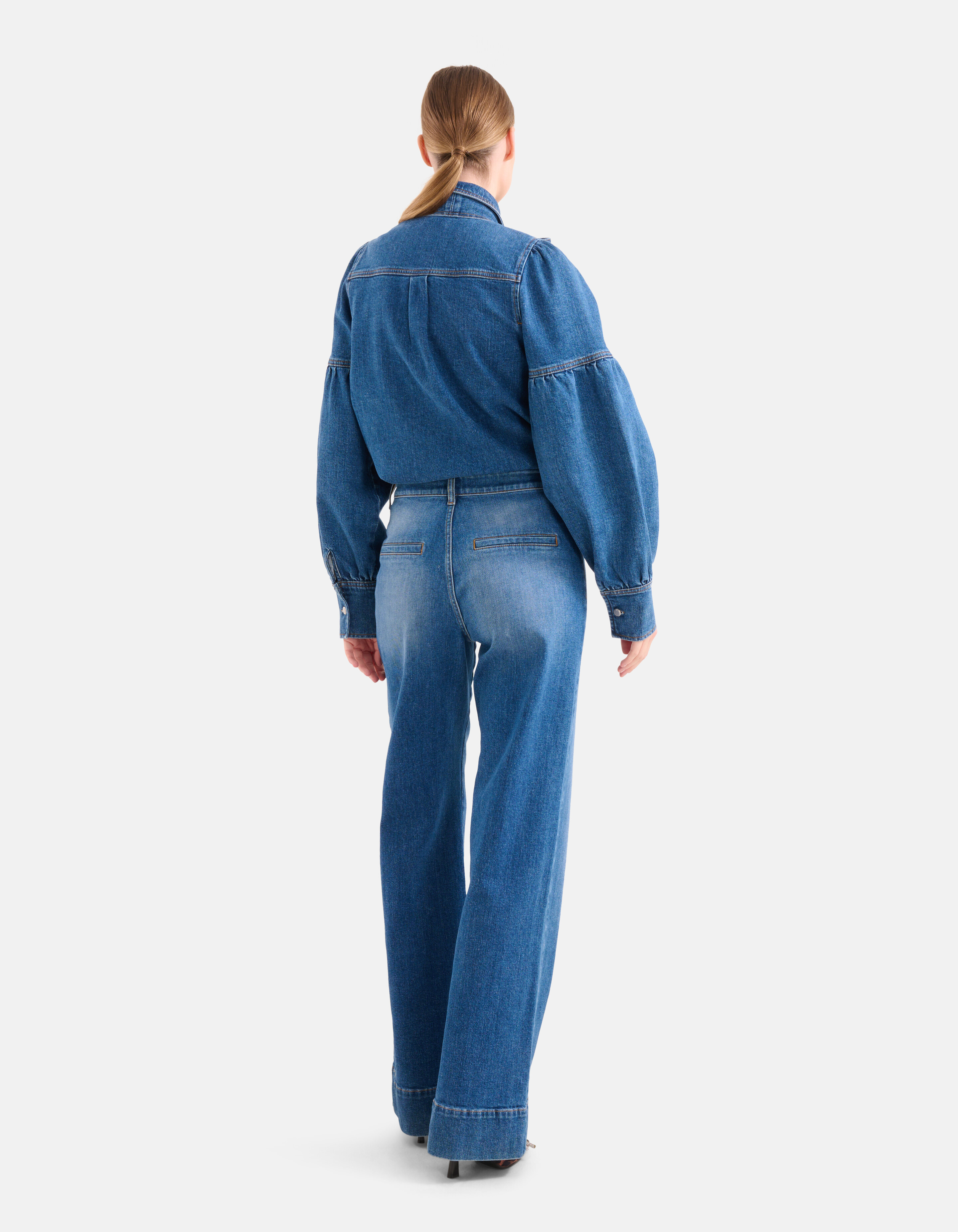 Denim Blouse Mediumstone By Mieke SHOEBY WOMEN