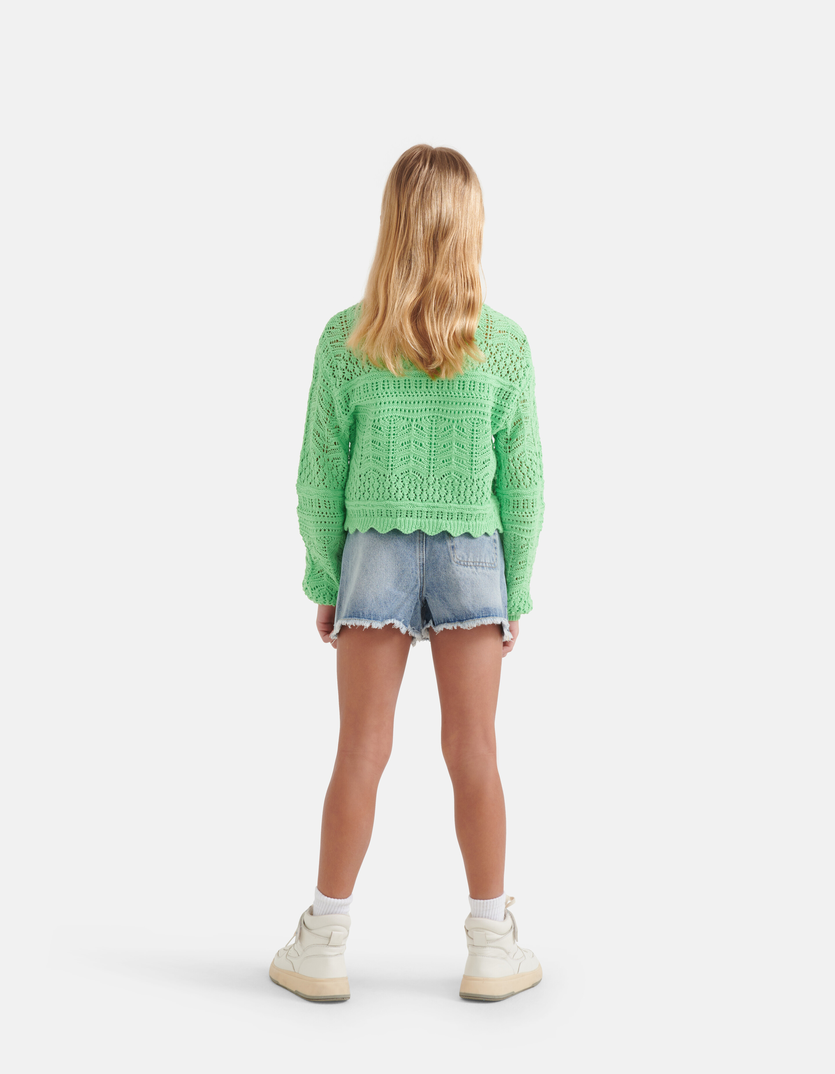 Häkelpullover Grün SHOEBY GIRLS