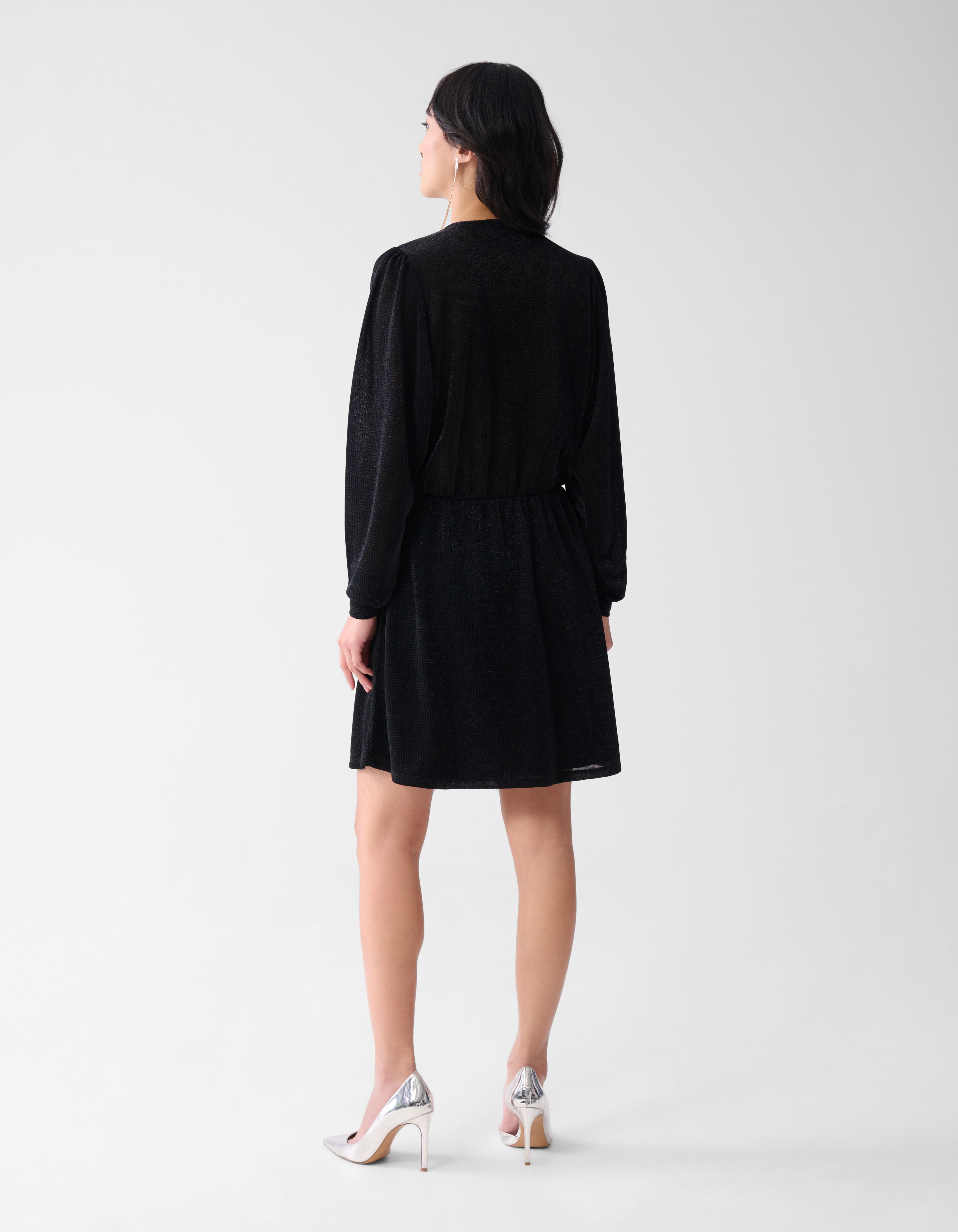 Lurex-Minikleid Schwarz SHOEBY WOMEN