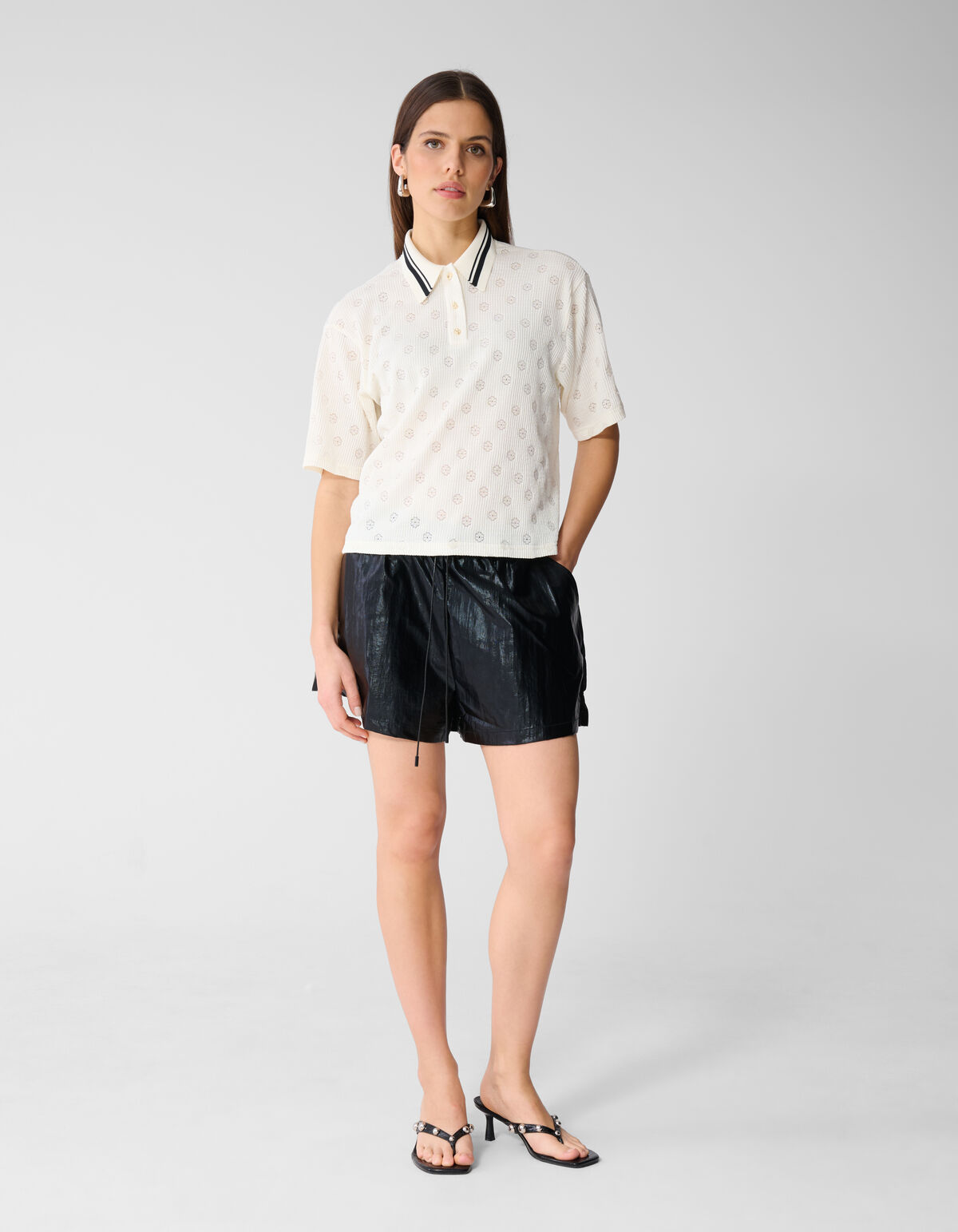 Flower Polo Gebrochenes Wei&szlig; SHOEBY WOMEN