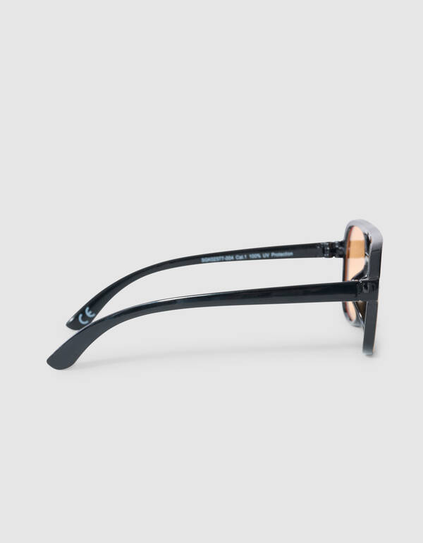 Aviator Sonnenbrille Orange/Schwarz SHOEBY ACCESSOIRES