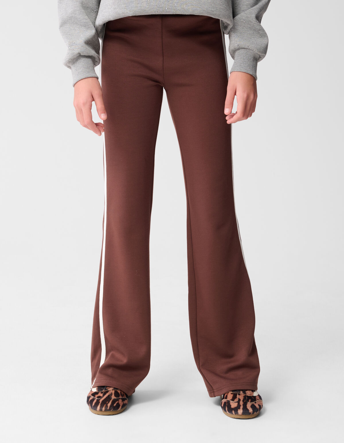 Sportliche Schlaghose Braun SHOEBY GIRLS