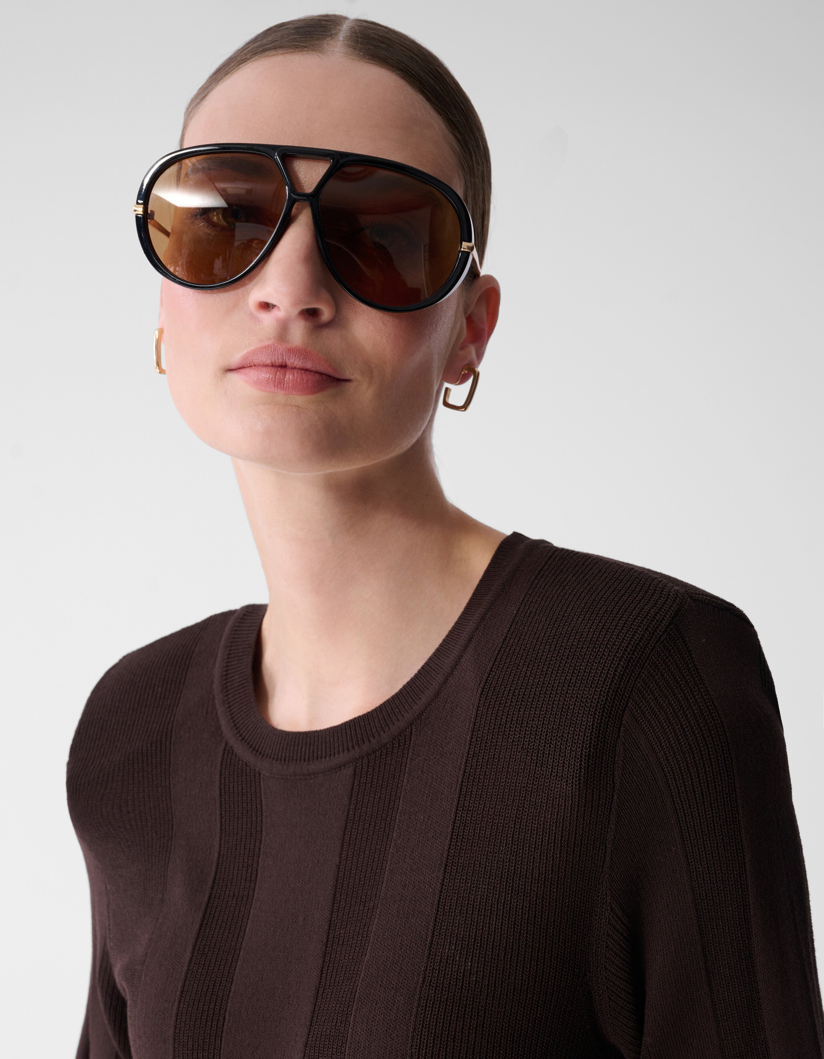 Gestricktes Rippentop Dunkelbraun von Mieke SHOEBY WOMEN