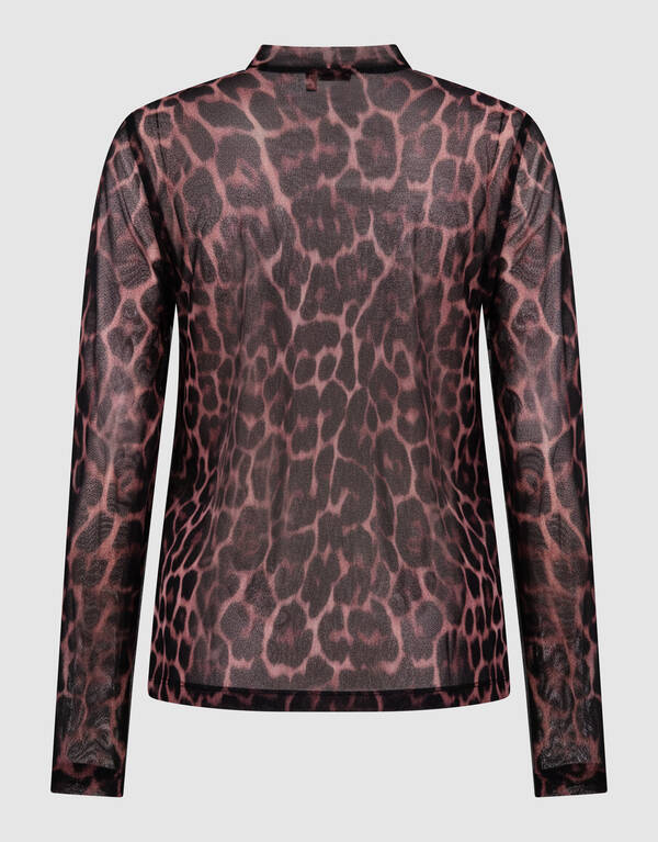 Mesh Jaguar Top Braun SHOEBY WOMEN