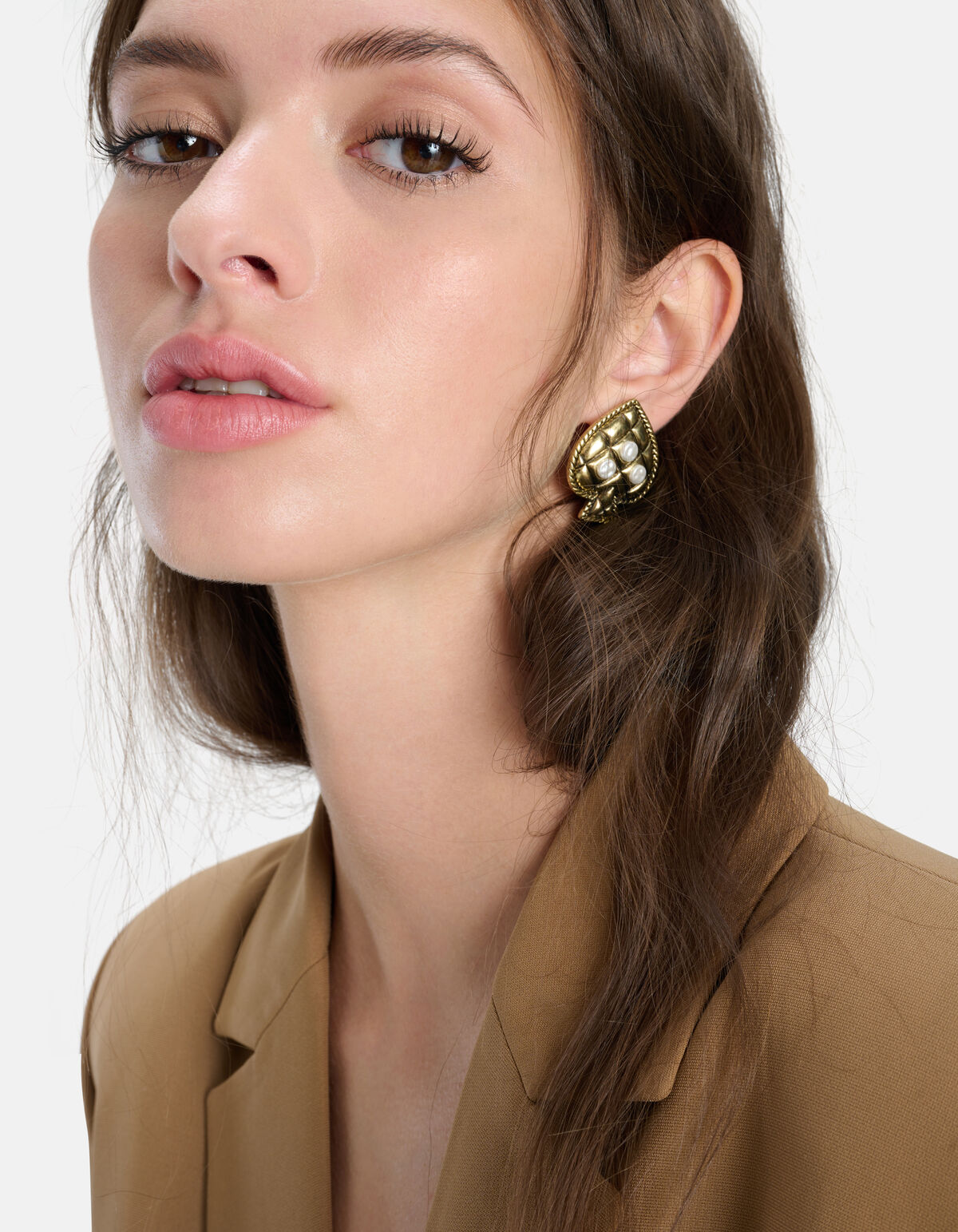 Klee-Ohrringe Gold SHOEBY ACCESSOIRES
