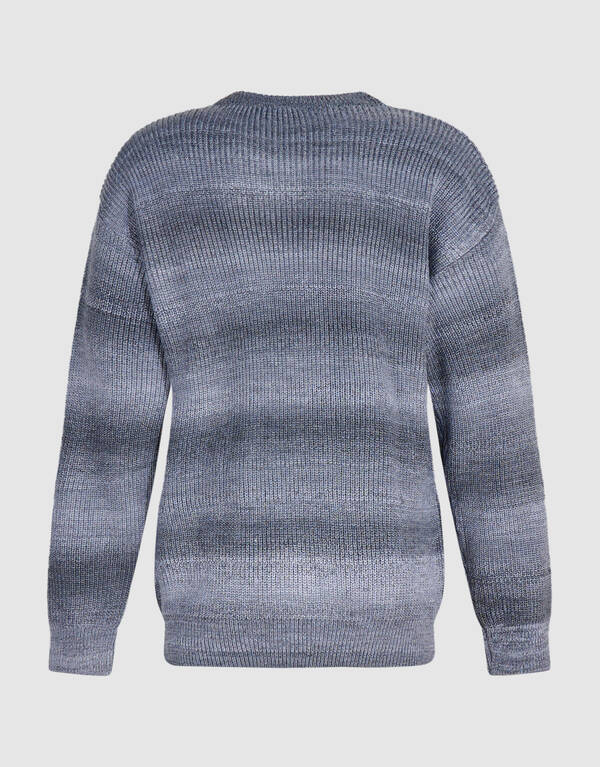 Gradient Strickpullover Grau SHOEBY MEN