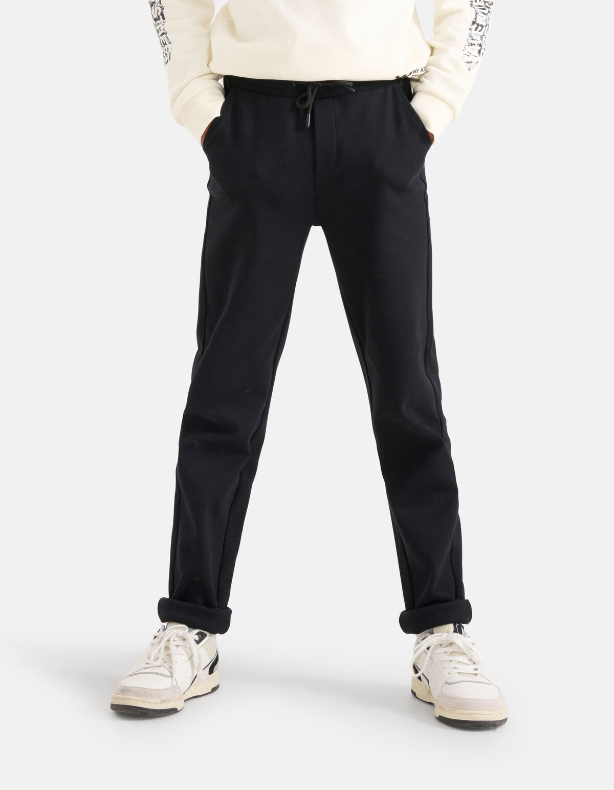 Slim Fit-Hose Schwarz SHOEBY BOYS