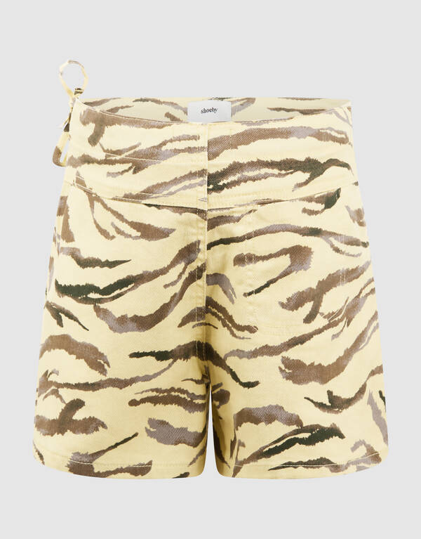 Tiger Denim Skort Hellgelb SHOEBY GIRLS