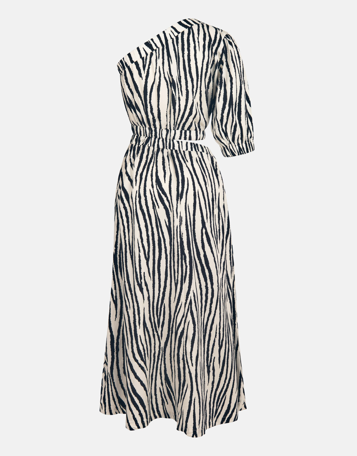 Zebra Lange Jurk Shoeby Maxi Jurk Shoeby Zwarte Jurk Shoeby Jurk