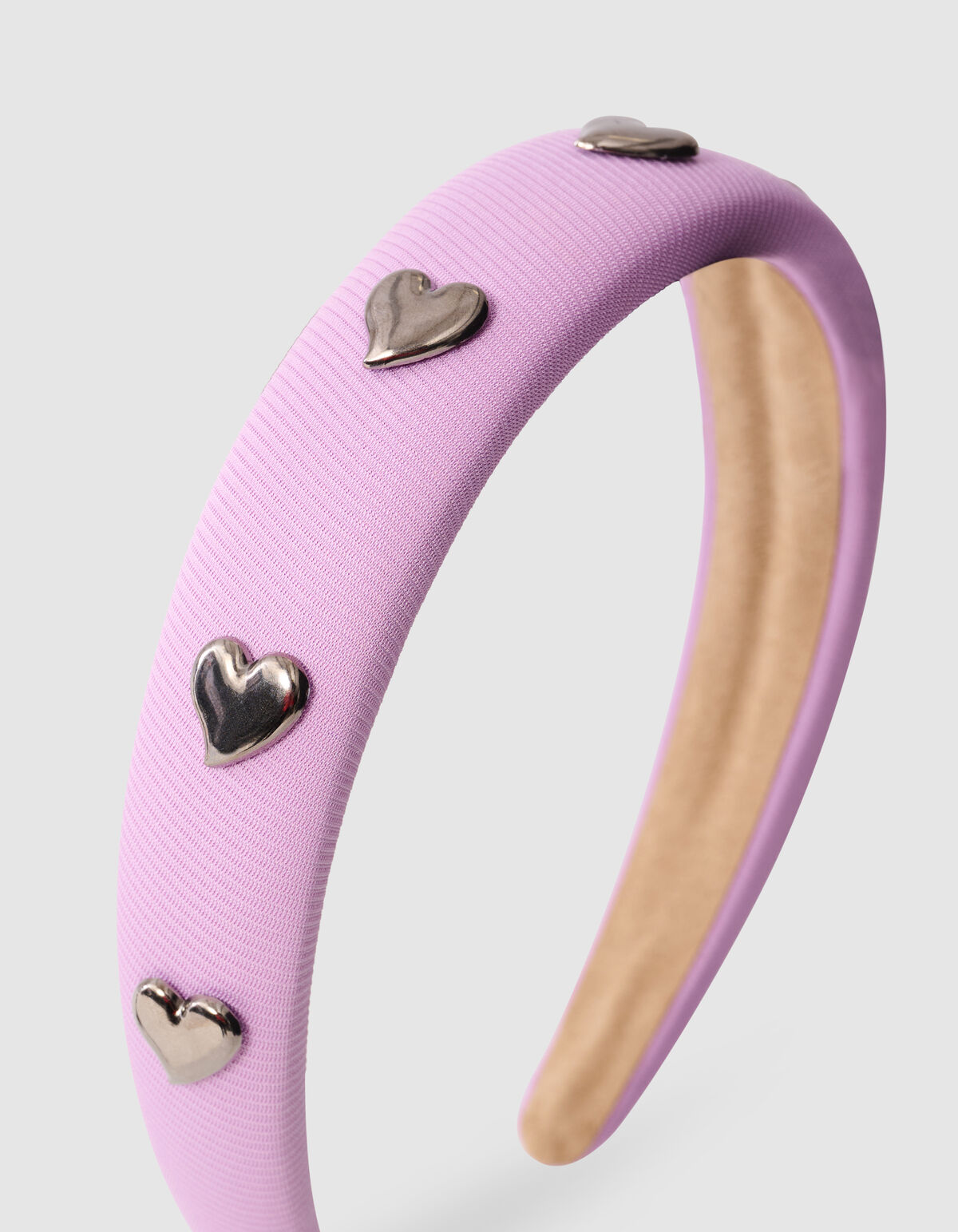 Herz Nieten Haarband Hell Lila SHOEBY ACCESSOIRES