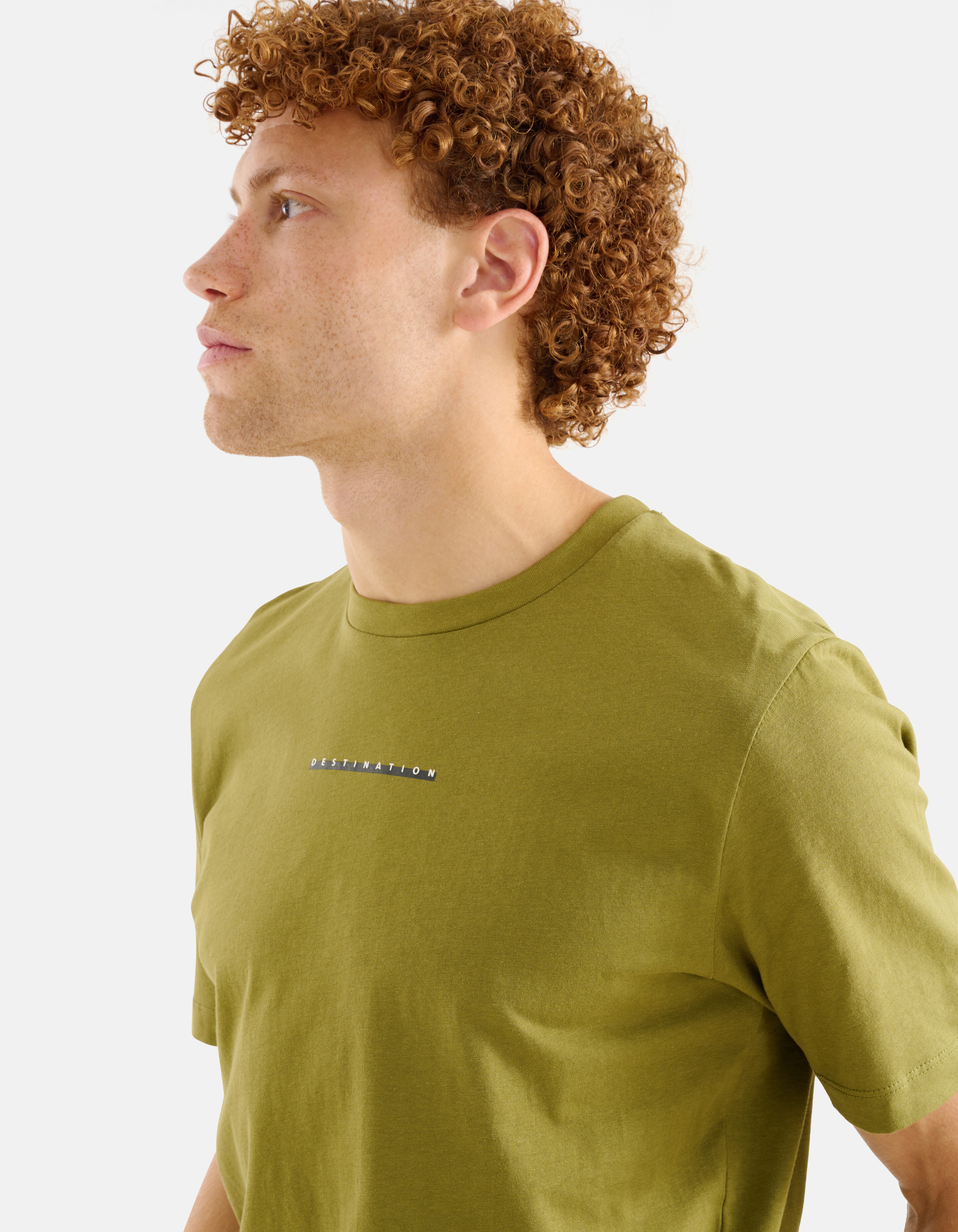 Artwork T-shirt Dunkelgrün SHOEBY MEN