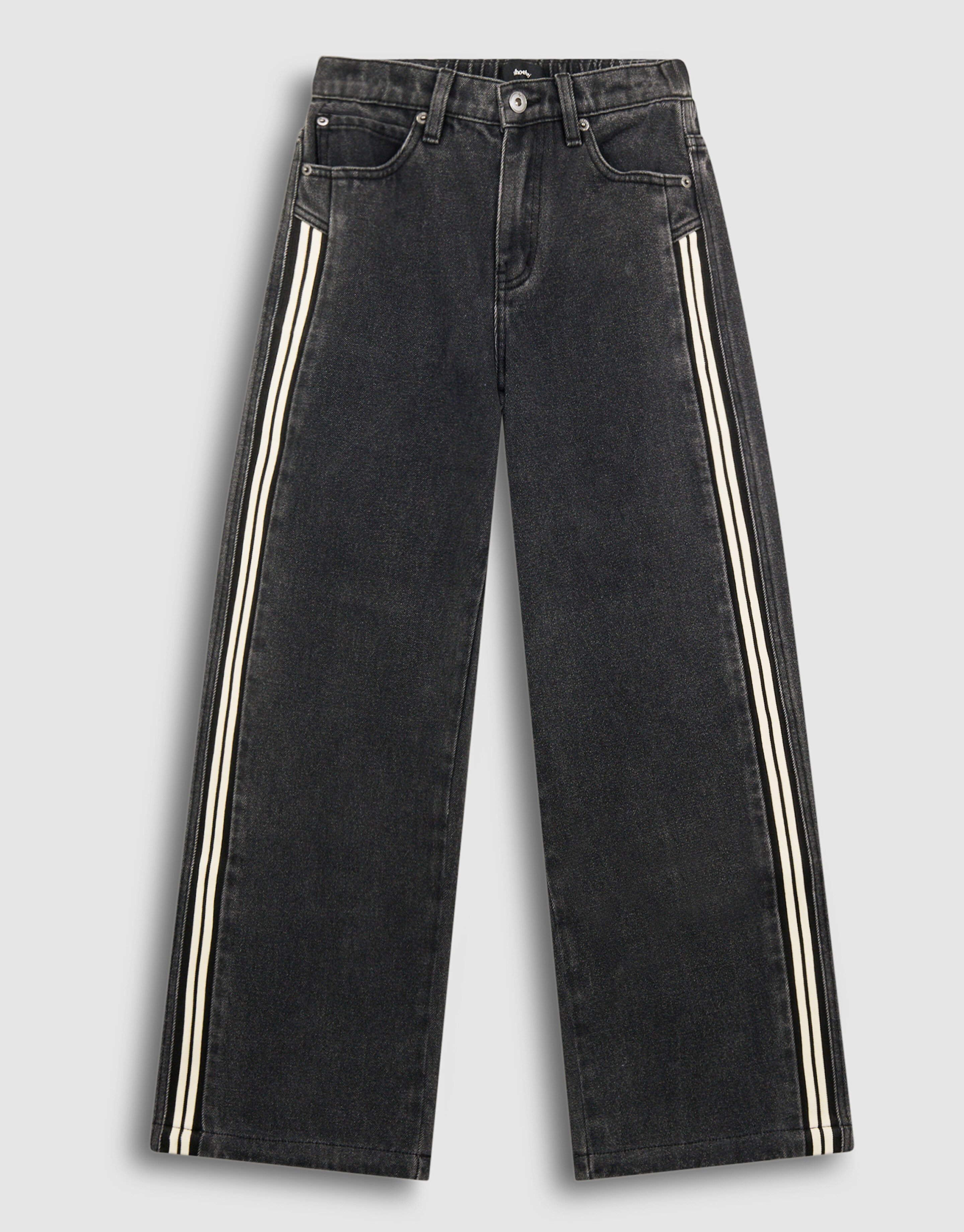 Sportliche Baggy-Fit-Jeans, Dunkelgrau SHOEBY BOYS