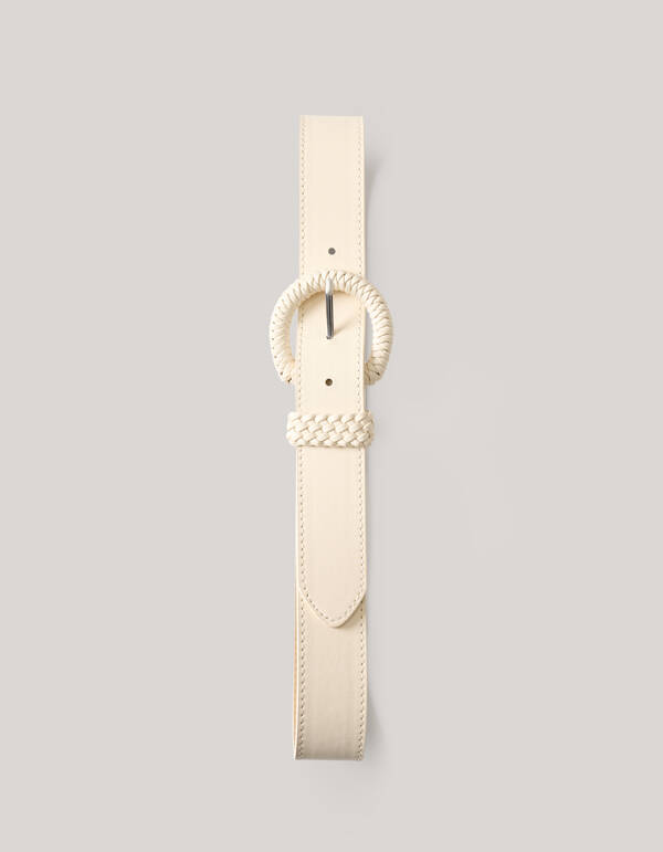 Geflochtener Gürtel Off White SHOEBY ACCESSOIRES