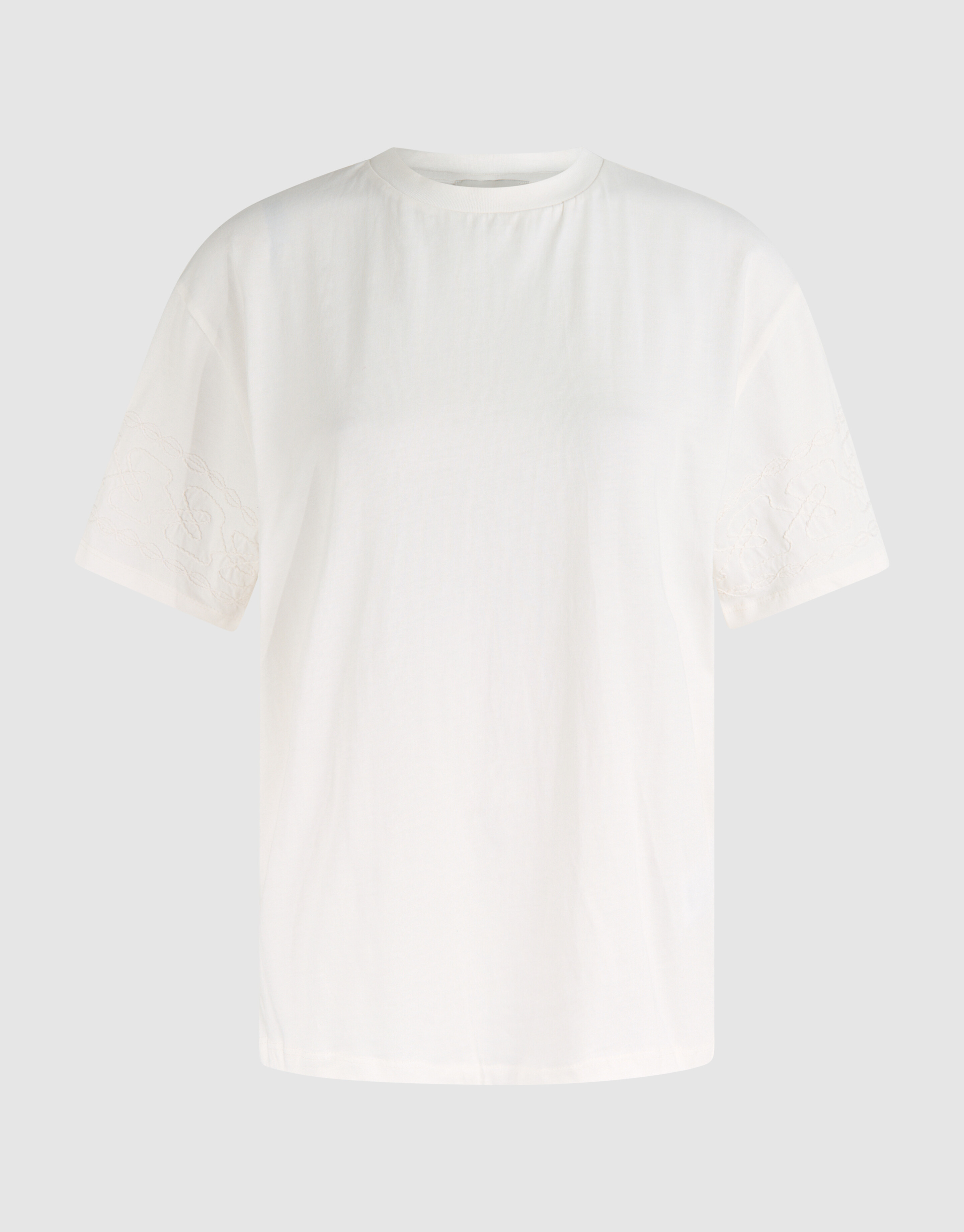Cord-Stickerei T-Shirt Off White von Fred SHOEBY WOMEN