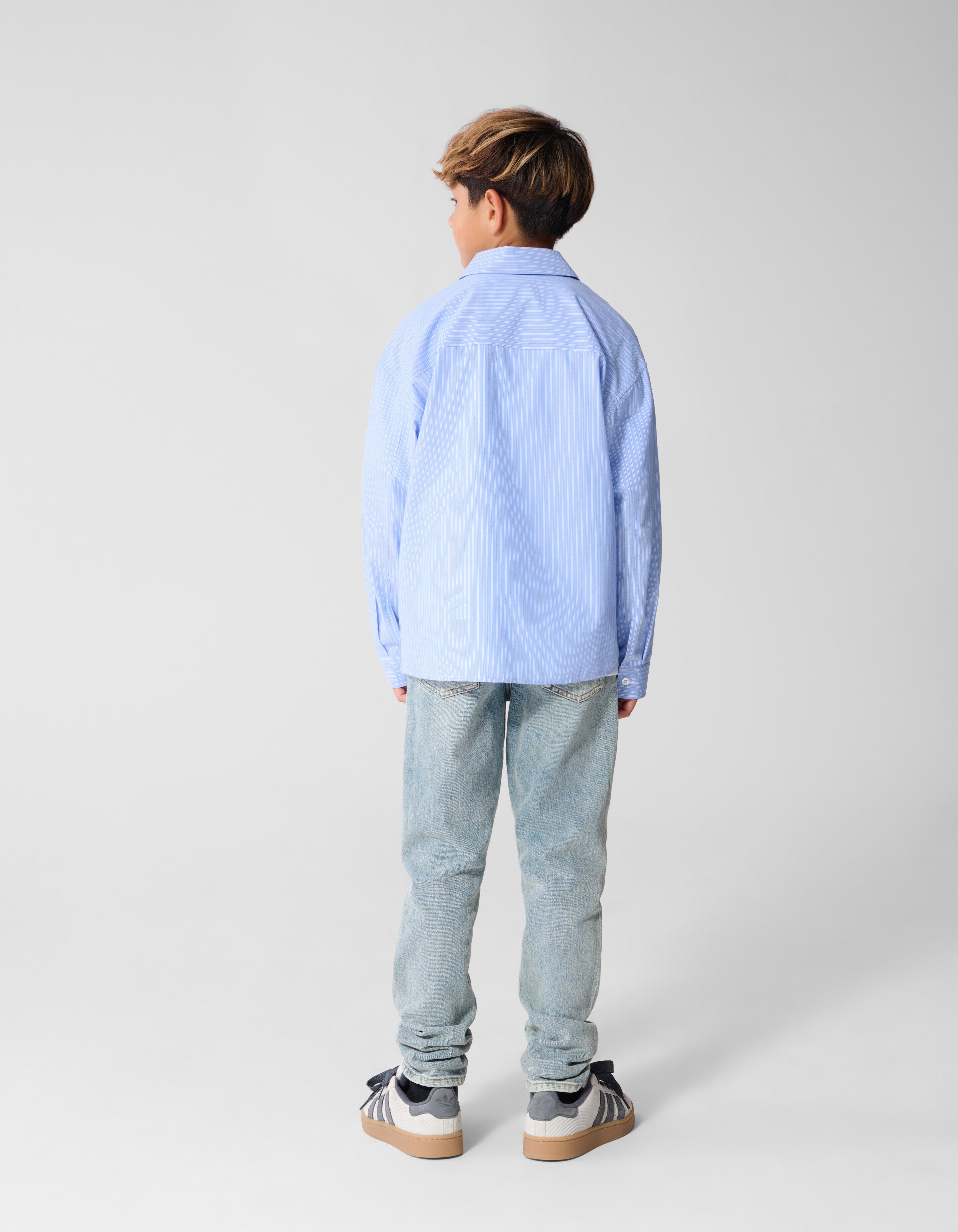 Gestreifte Hemd Blau SHOEBY BOYS