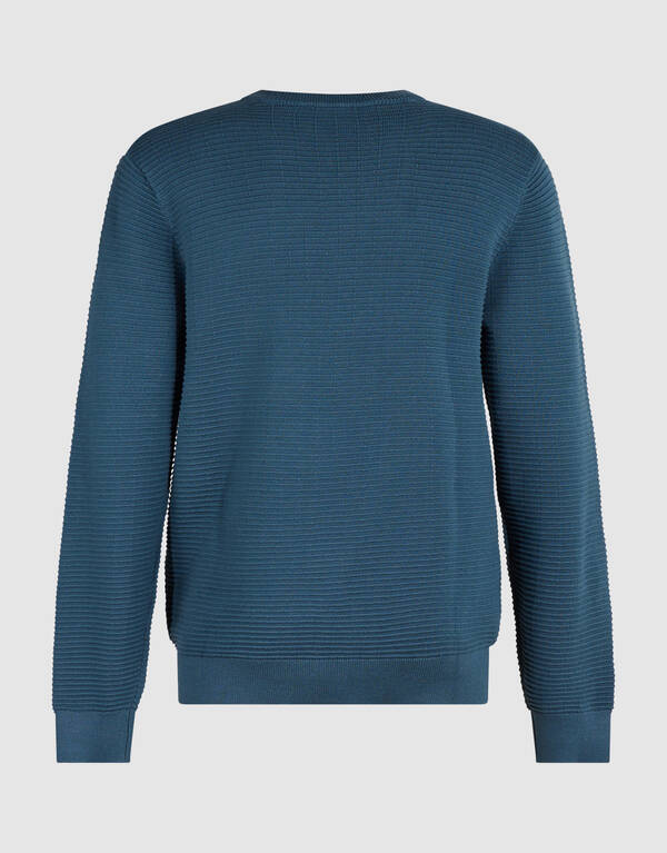 Gerippte Pullover Blau SHOEBY MEN