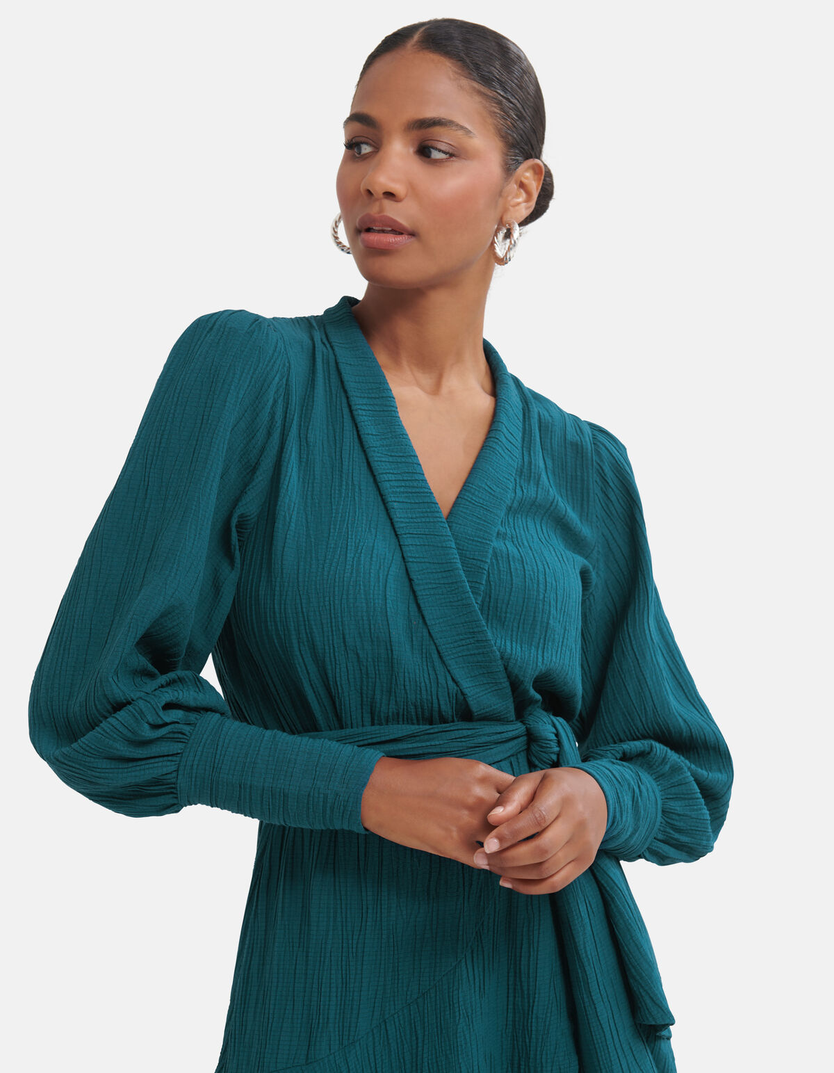 Crinkle-Kleid Blau SHOEBY WOMEN