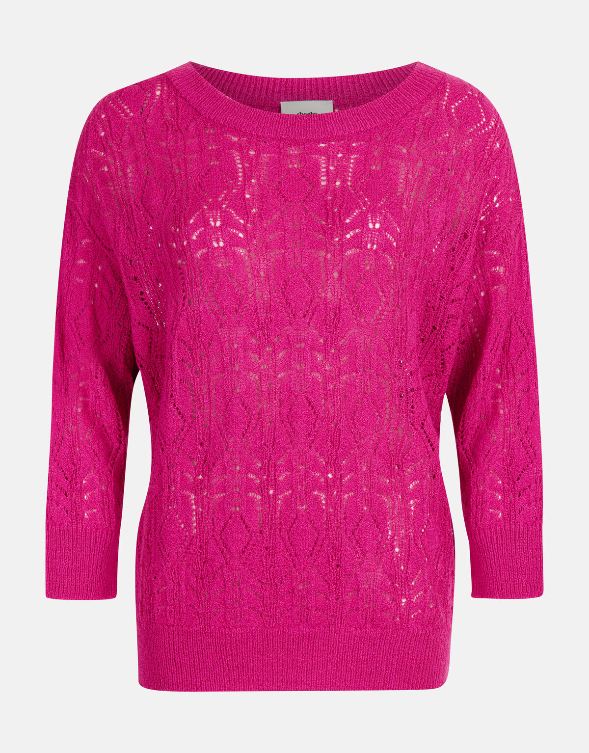 Ajour Fledermausärmel Pullover Rosa SHOEBY WOMEN