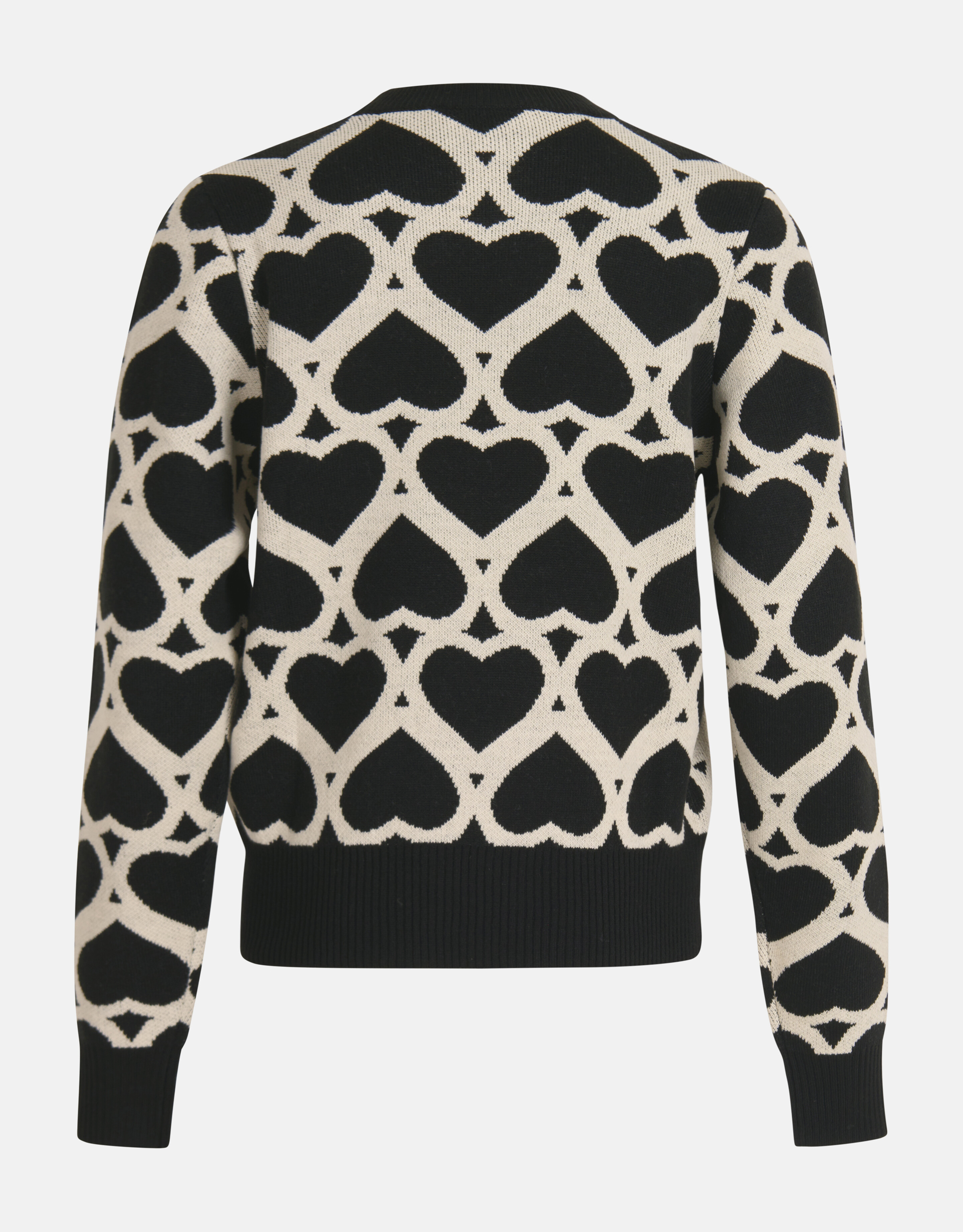 Bedruckter Jacquard-Pullover Schwarz SHOEBY WOMEN