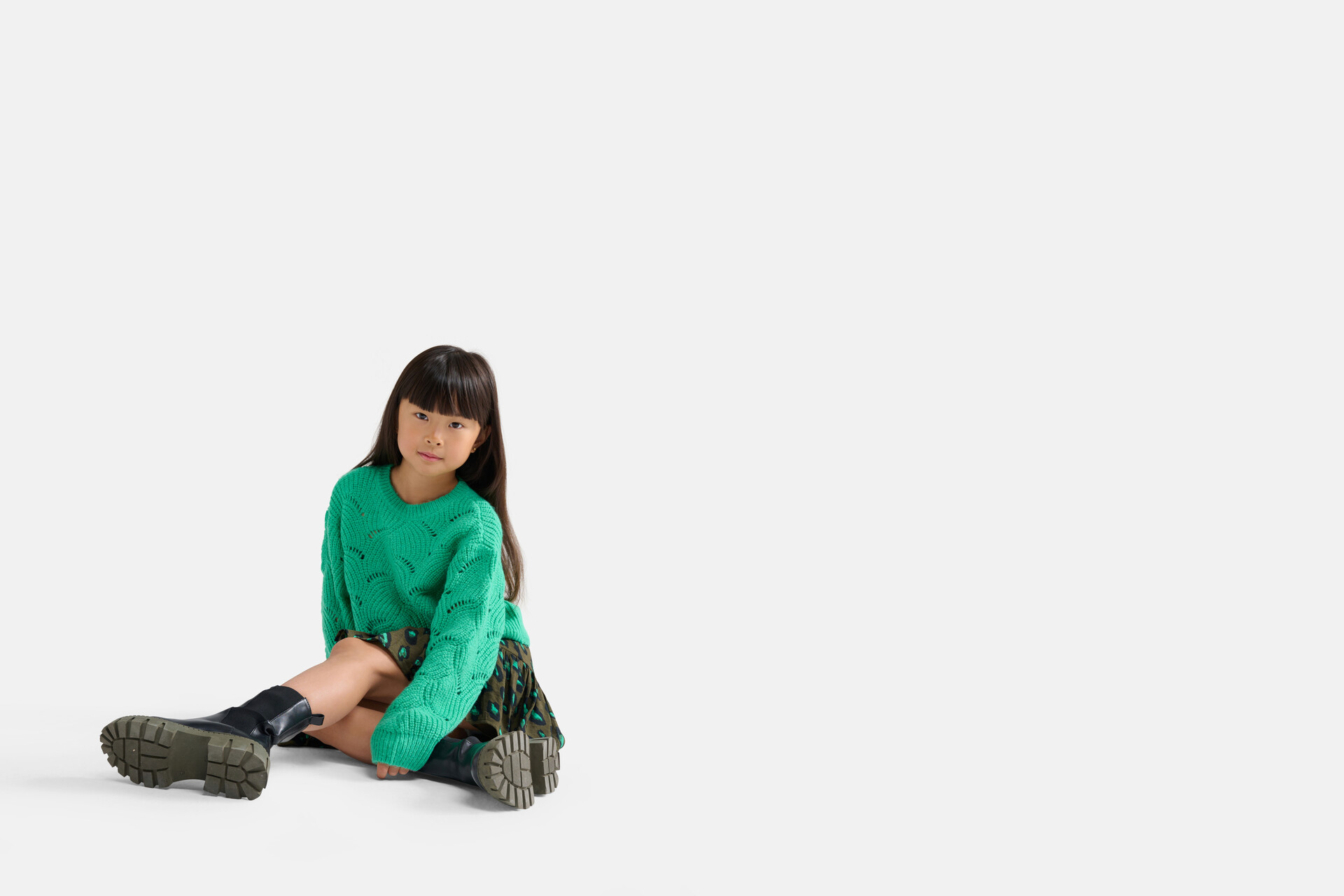 Strickpullover Grün SHOEBY GIRLS