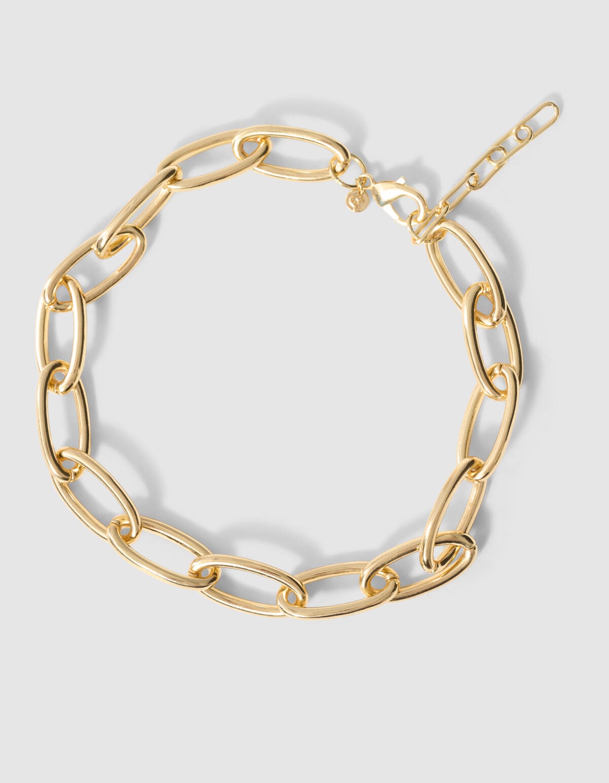 Oval Chain Halskette aus Gold SHOEBY ACCESSOIRES