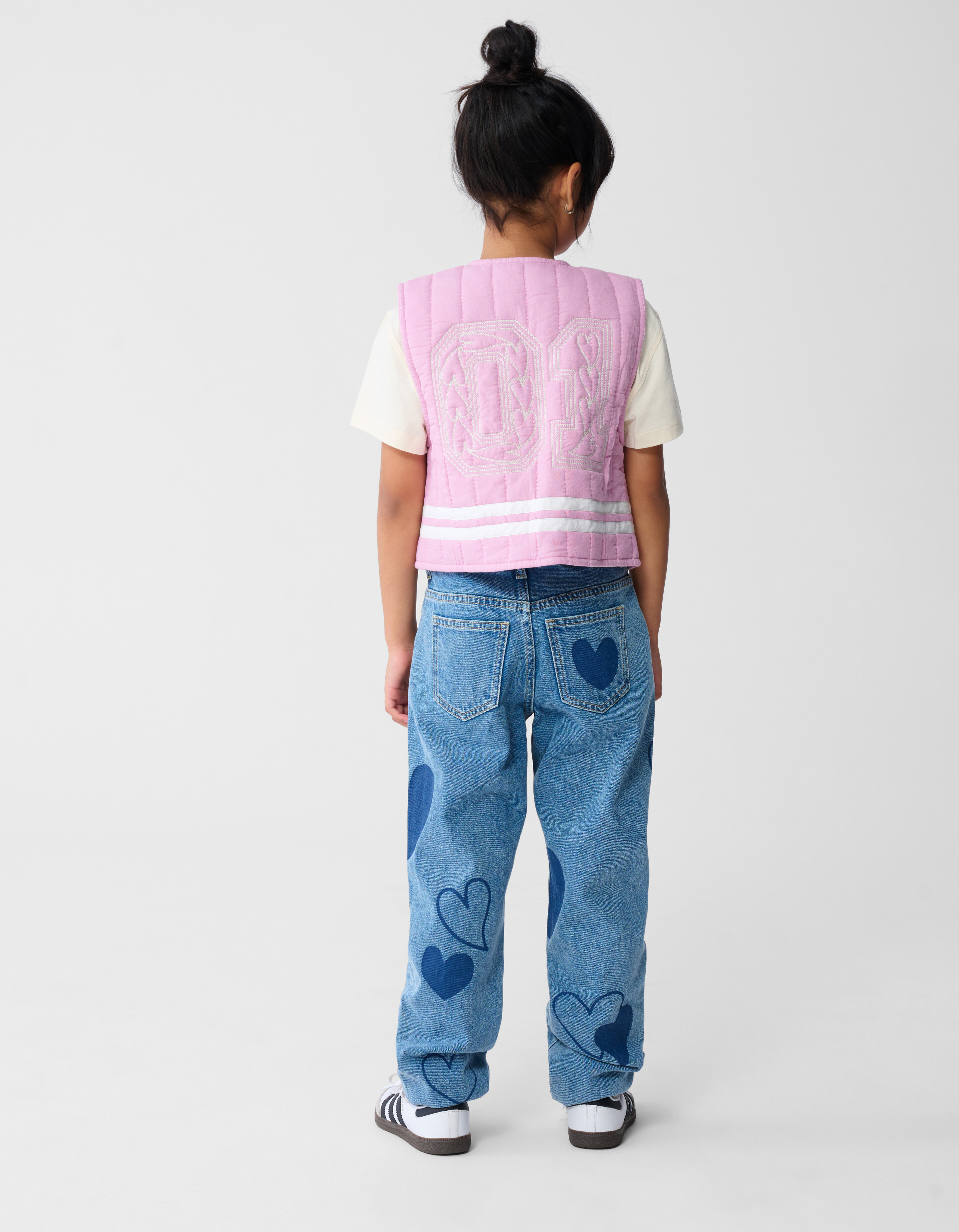 Bestickte Weste Hellrosa SHOEBY GIRLS