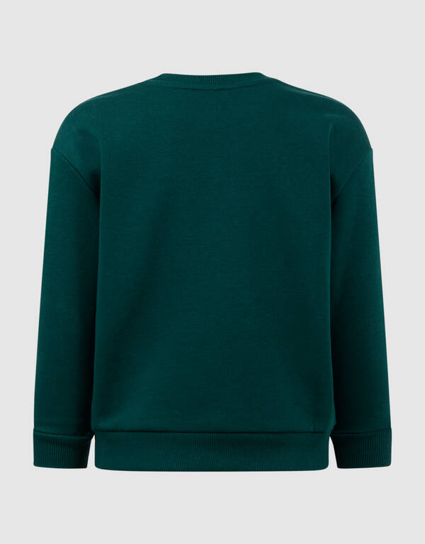 Zwei-Wege-Paillettenpullover Dunkelgrün SHOEBY BOYS