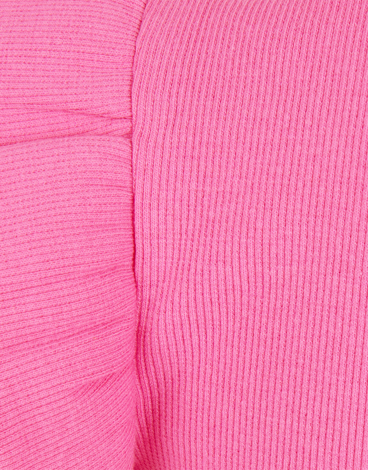 Ruffle Rib Top Rosa SHOEBY GIRLS