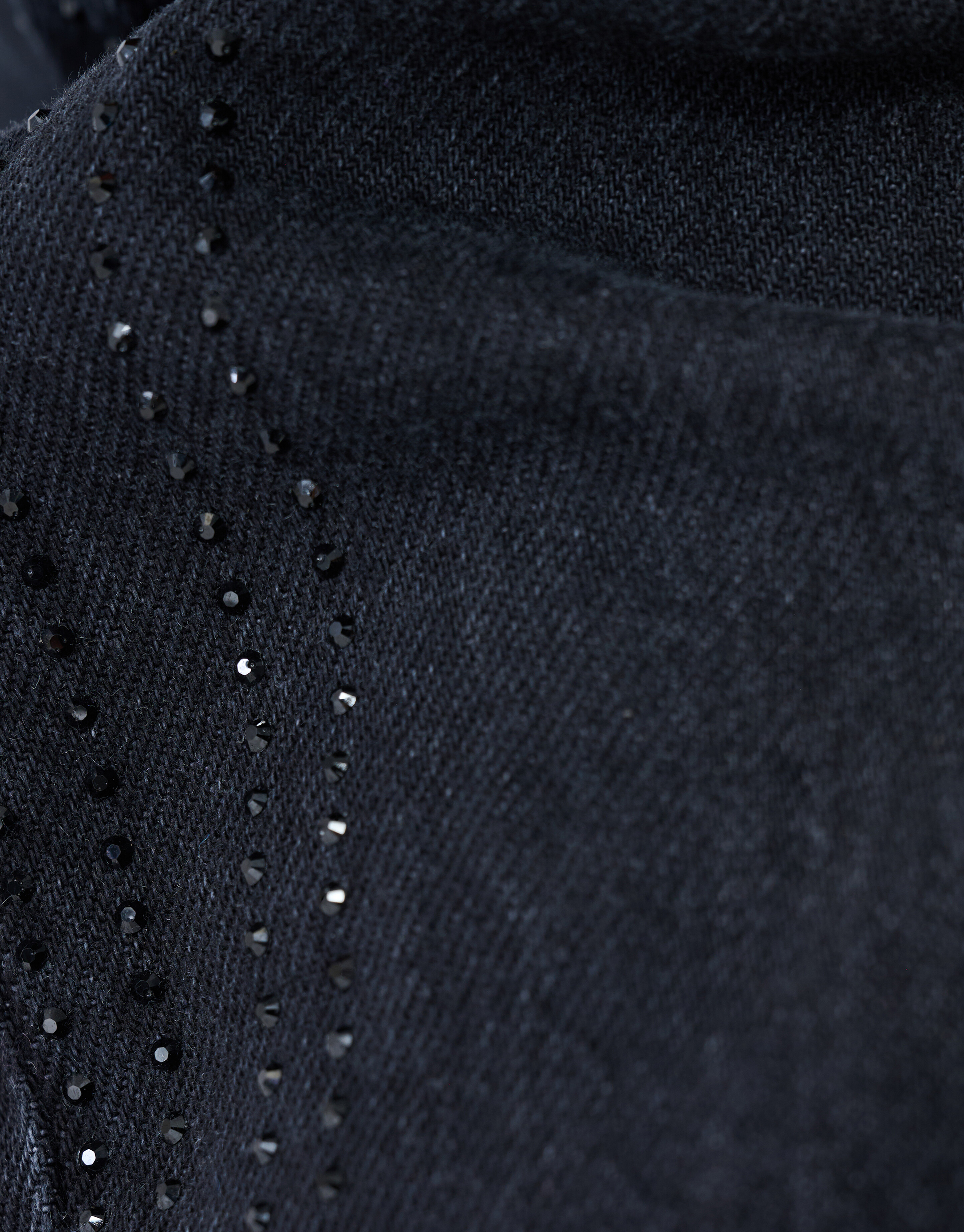 Jeans mit Strass-Finish in Schwarz SHOEBY GIRLS