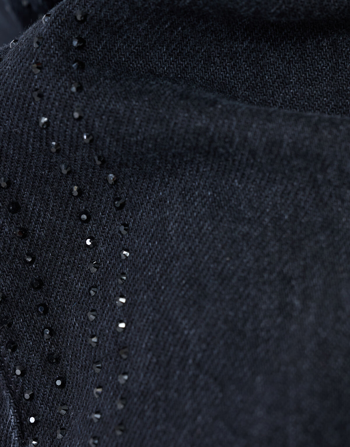 Jeans mit Strass-Finish in Schwarz SHOEBY GIRLS