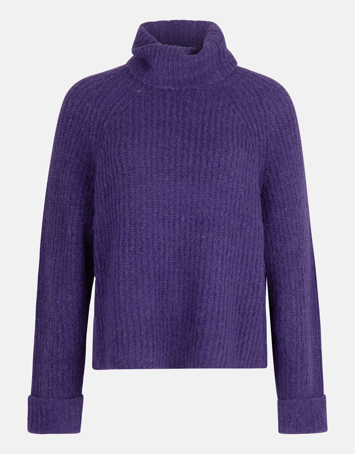 Grob gestrickter Rollkragenpullover Lila SHOEBY WOMEN