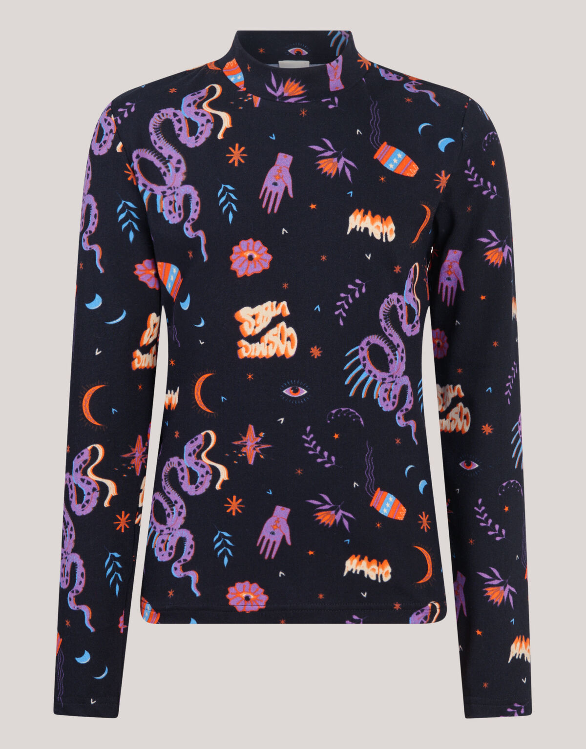 Bedrucktes Top Schwarz SHOEBY GIRLS