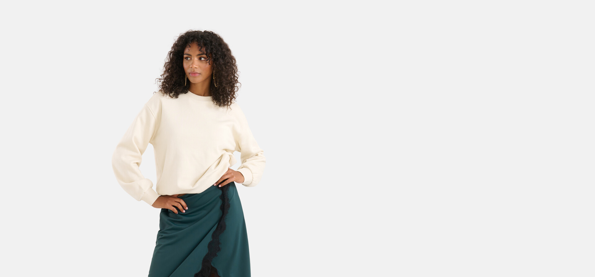 Artwork Pullover Off White SHOEBY WOMEN