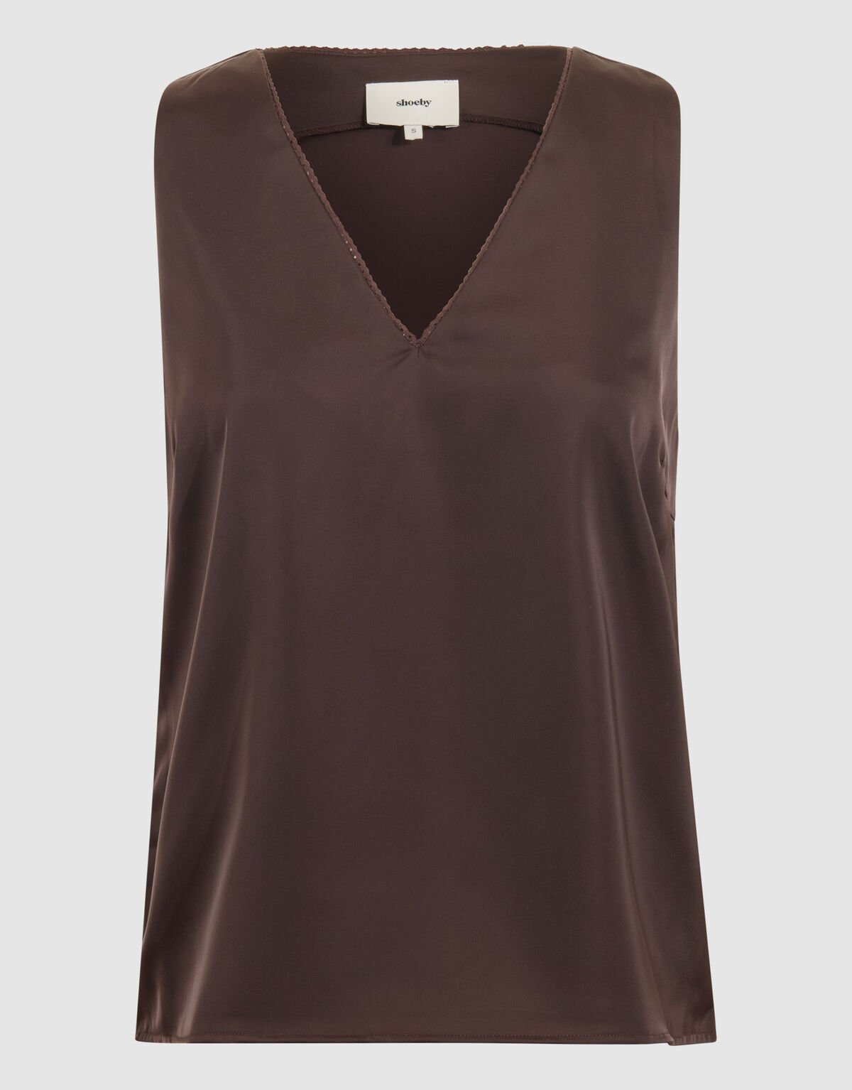 Satin Top Dunkelbraun Bei Mieke SHOEBY WOMEN