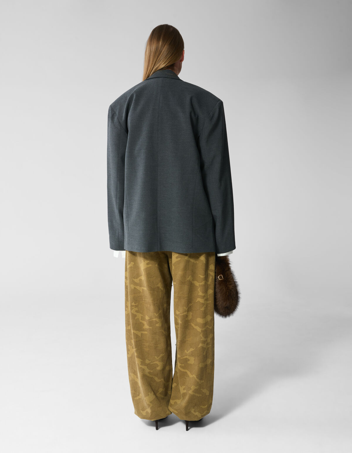 Oversized Blazer Grau SHOEBY WOMEN