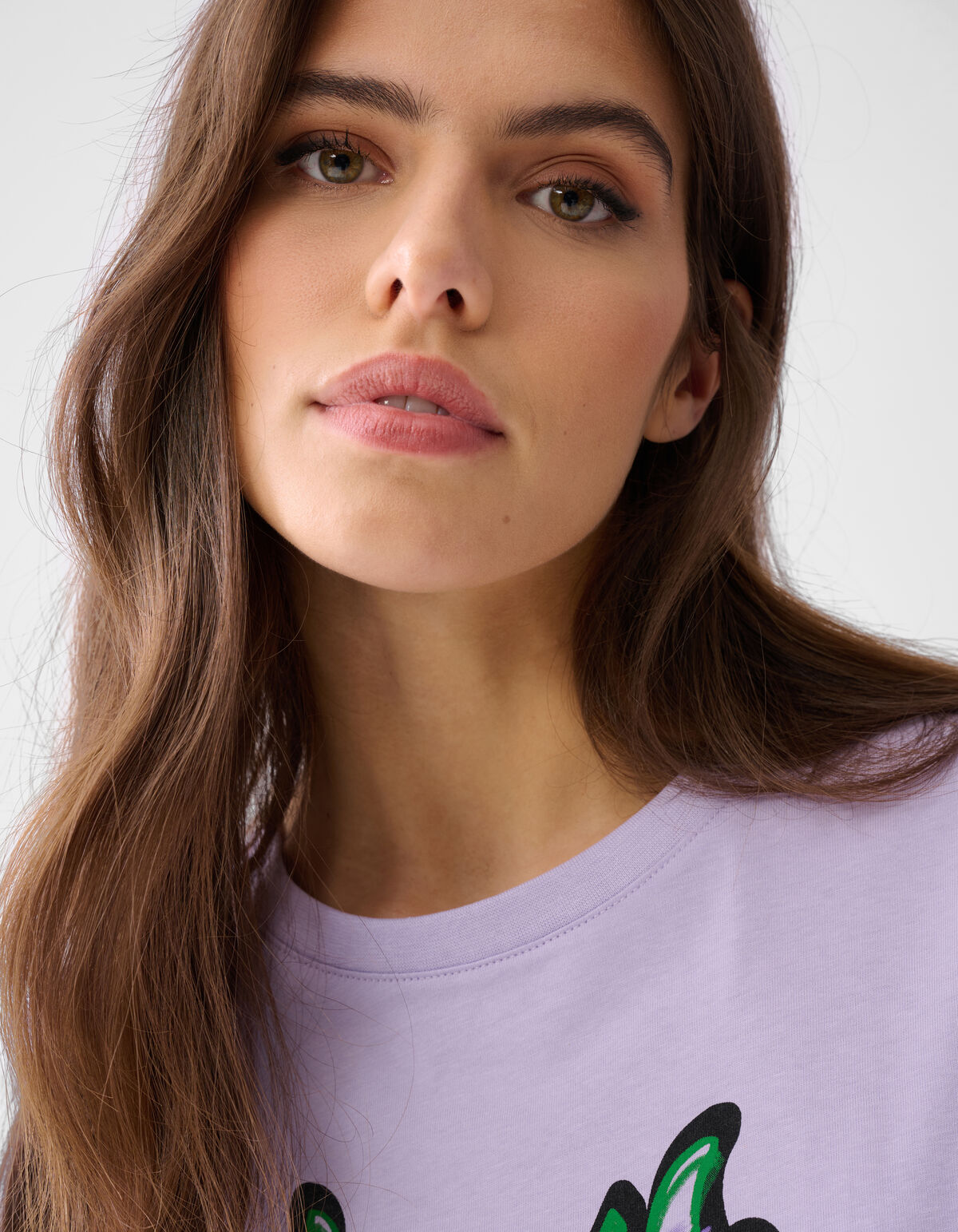 Artwork T-shirt Hellviolett SHOEBY WOMEN