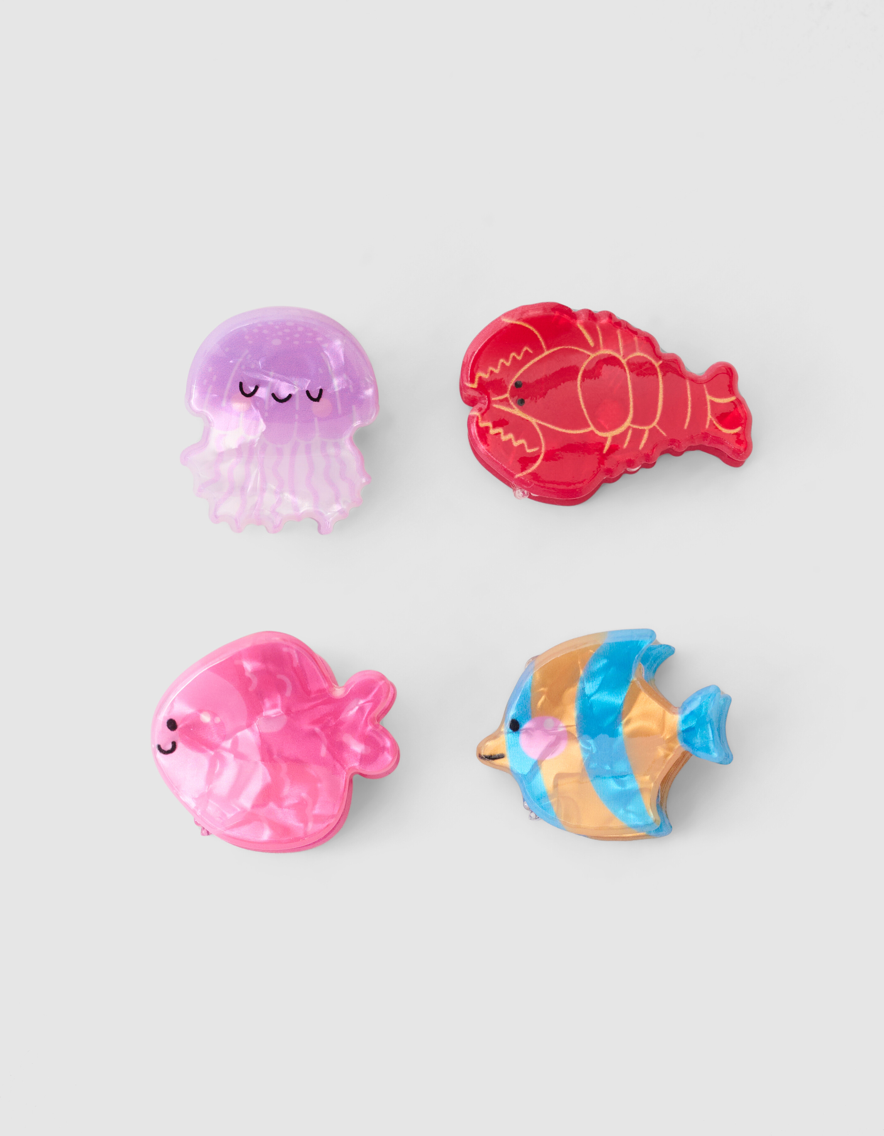 Fish Haarclip Set Rosa SHOEBY ACCESSOIRES