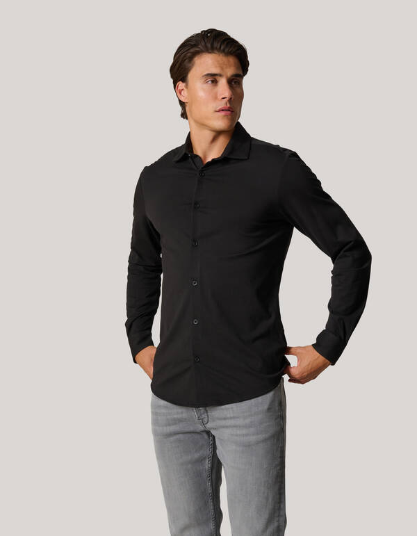 Jersey-T-Shirt Schwarz SHOEBY MEN