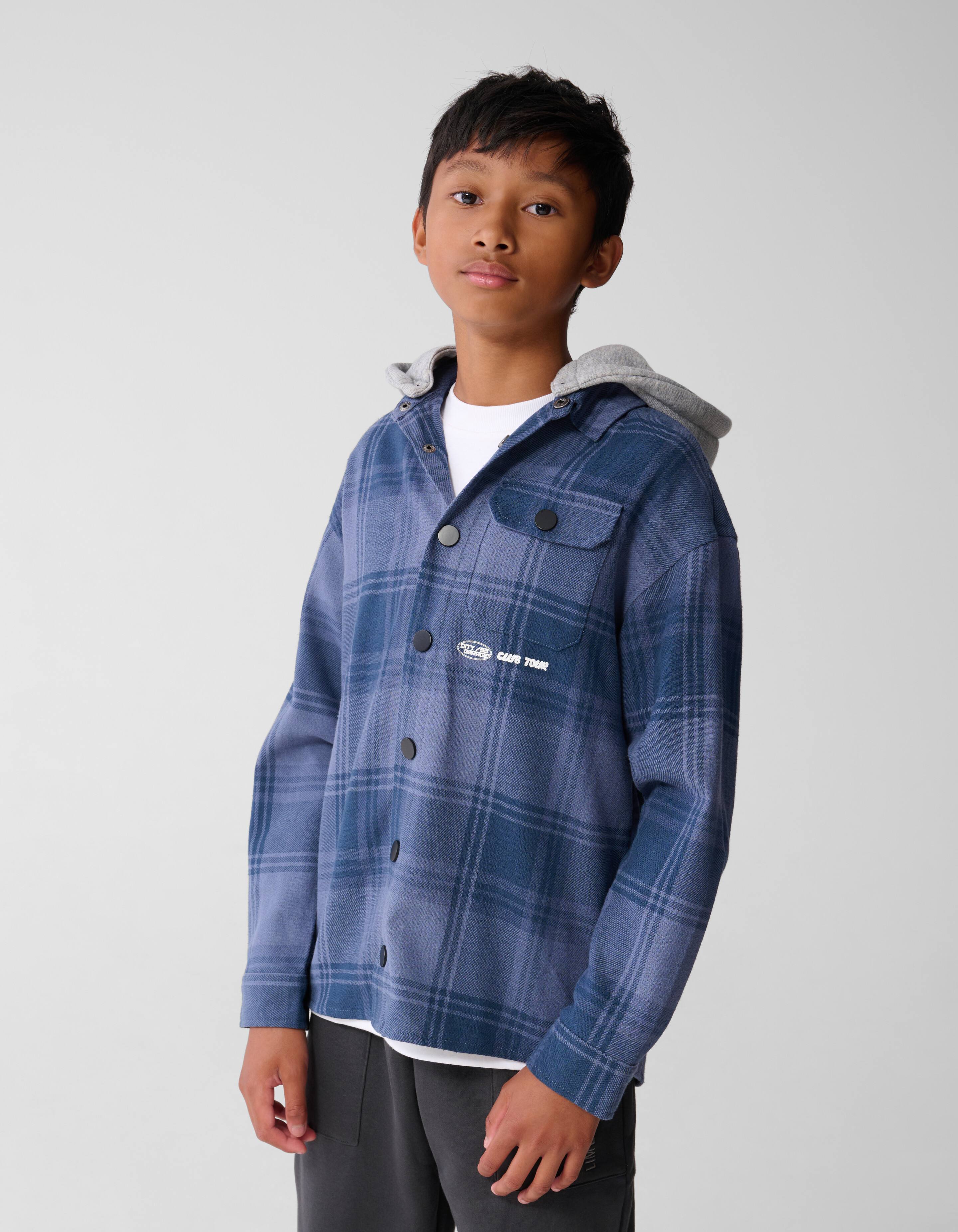 Ruiten Pocket Hemd Blau SHOEBY BOYS