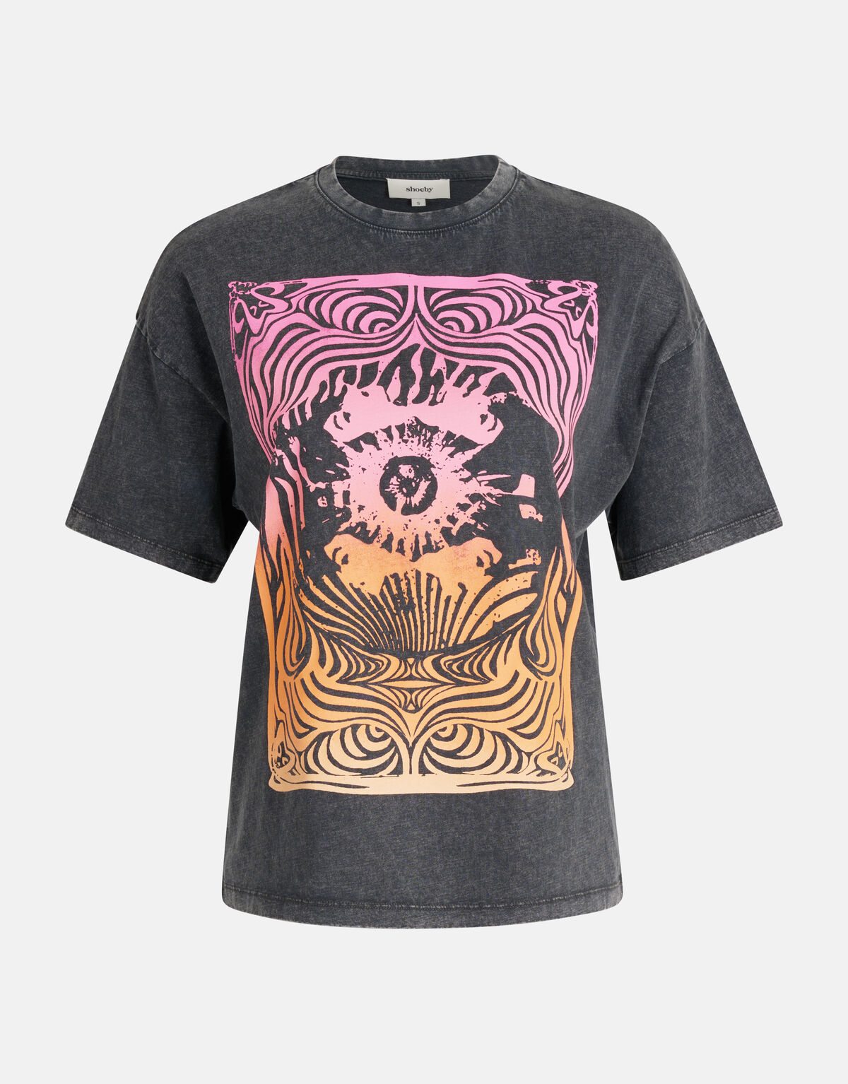 Artwork T-shirt Dunkelgrau SHOEBY WOMEN