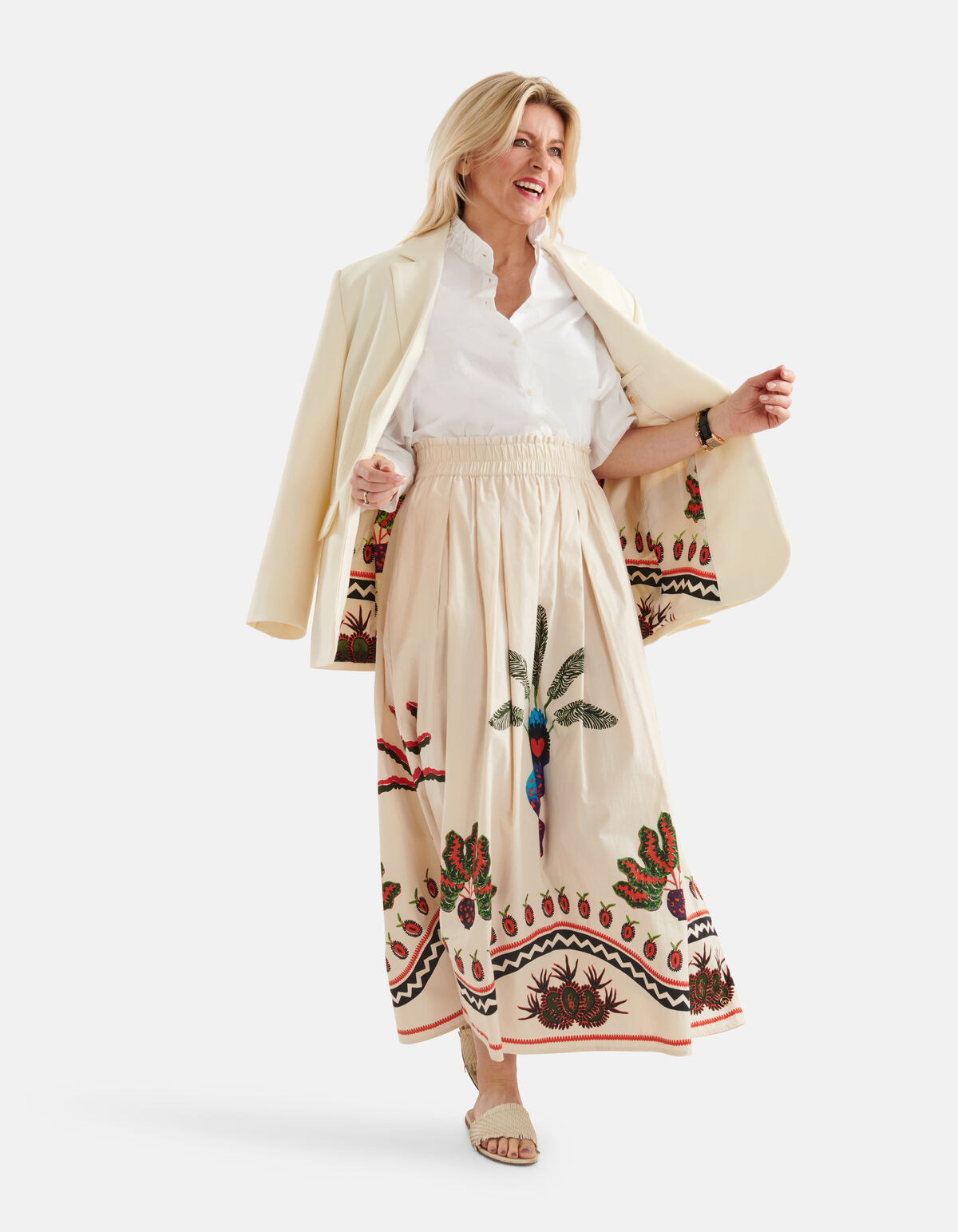 Blazer Off White SHOEBY WOMEN